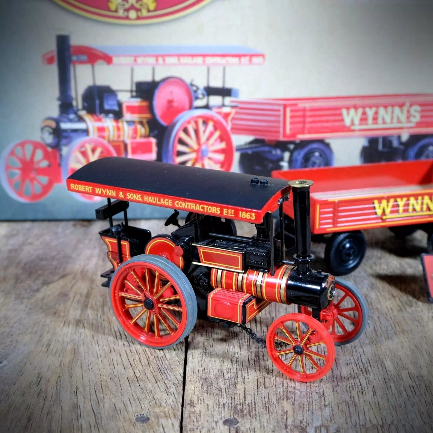 Corgi Vintage Glory of Steam, Garrett Road Tractor/Engine & Trailer, Robert Wynn