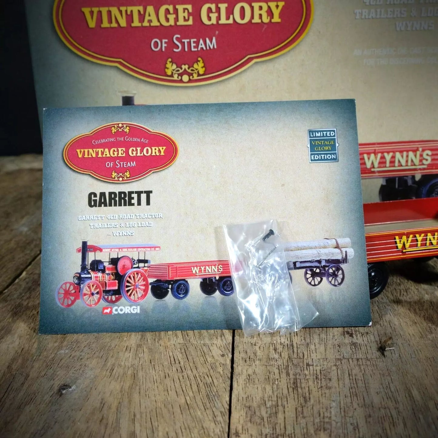 Corgi Vintage Glory of Steam, Garrett Road Tractor/Engine & Trailer, Robert Wynn