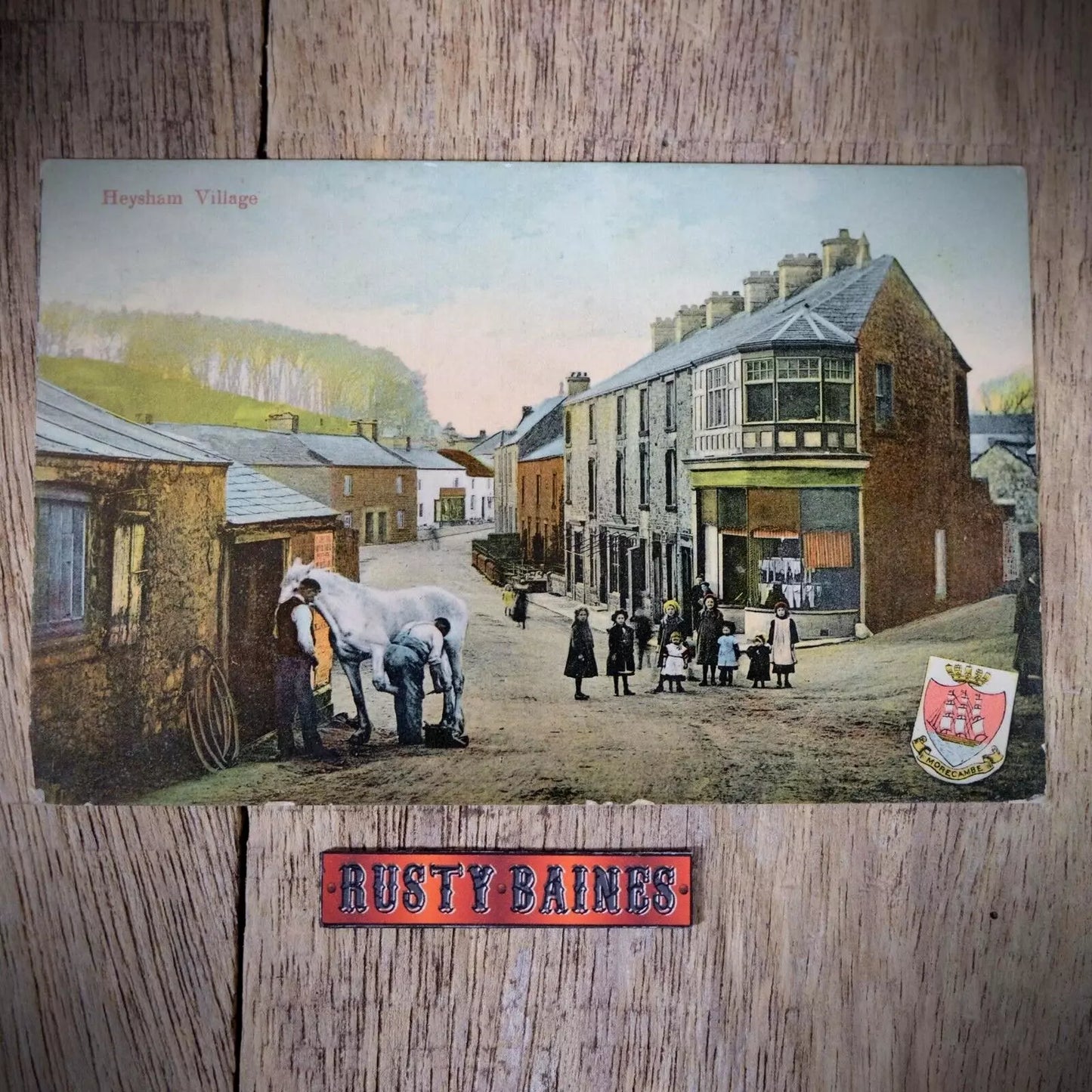 Postcard, Heysham Village, Farrier, Street Scene, Morecambe