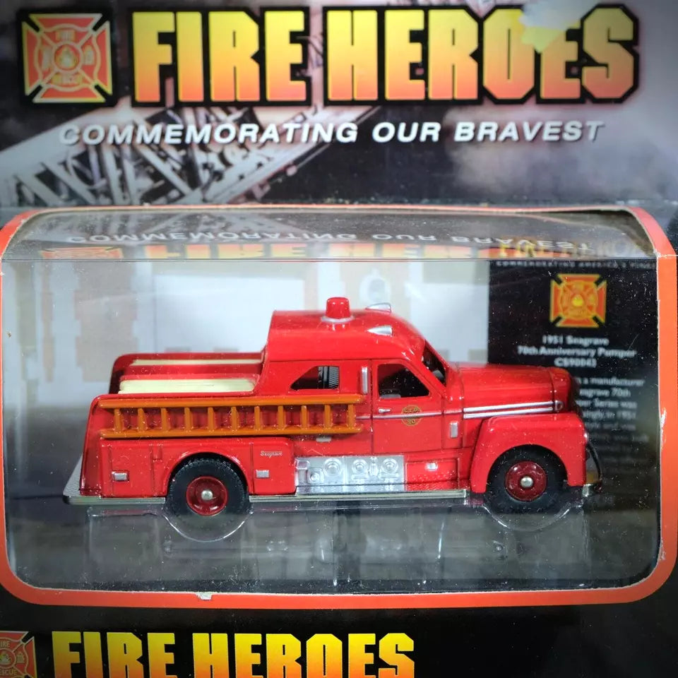 Corgi Fire Heroes Seagrave 70th Anniversary Columbus Fire Engine/Truck, Boxed
