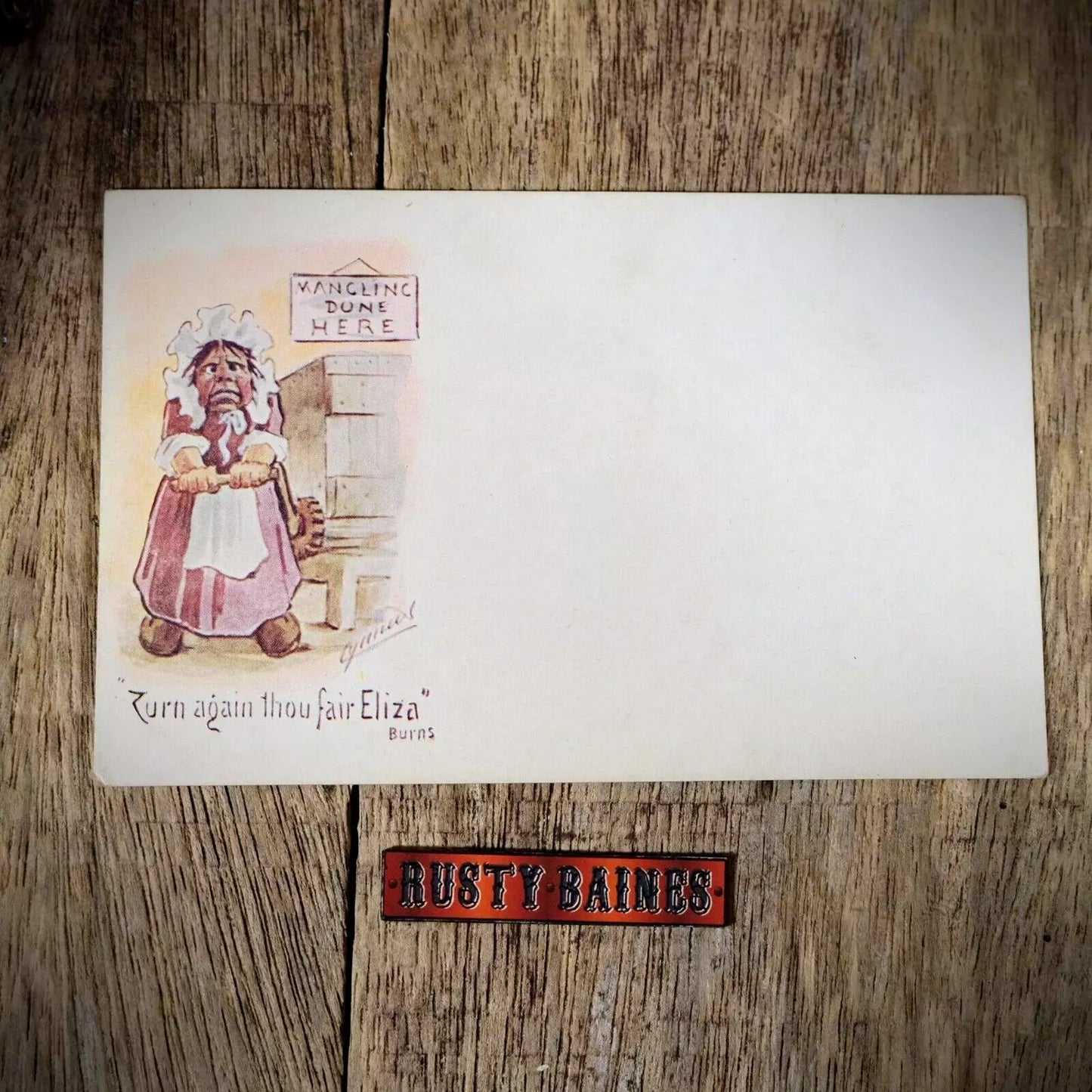 Postcard, Comic, C F Chystie, Hard of Hearing Old Man Whisky