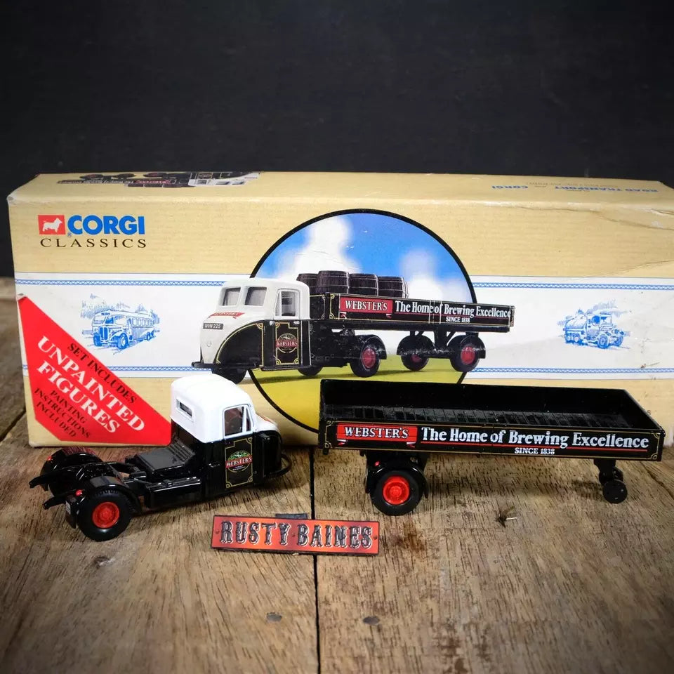 Corgi Scammell Scarab Mechanical Horse, Websters Brewery Boxed