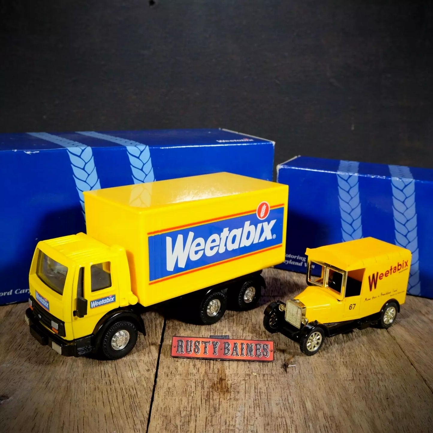 Pair of Corgi Weetabix Commercial Vehicles, Ford Cargo Etc. Boxed