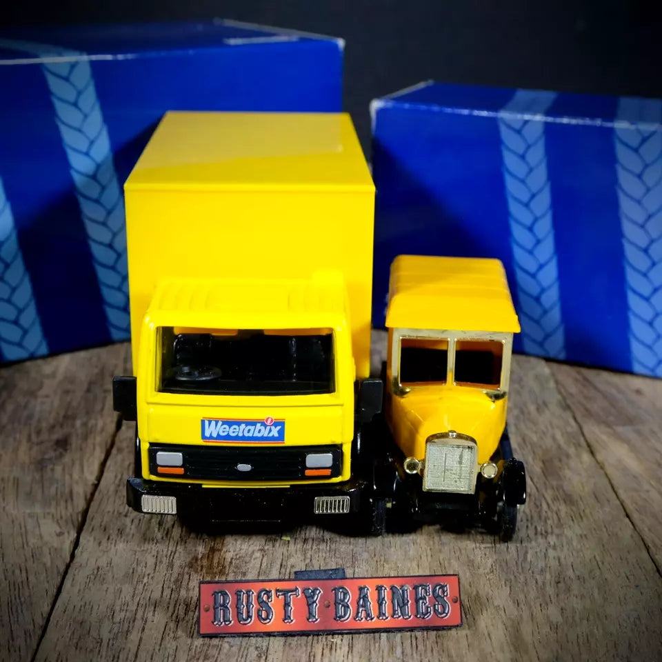 Pair of Corgi Weetabix Commercial Vehicles, Ford Cargo Etc. Boxed