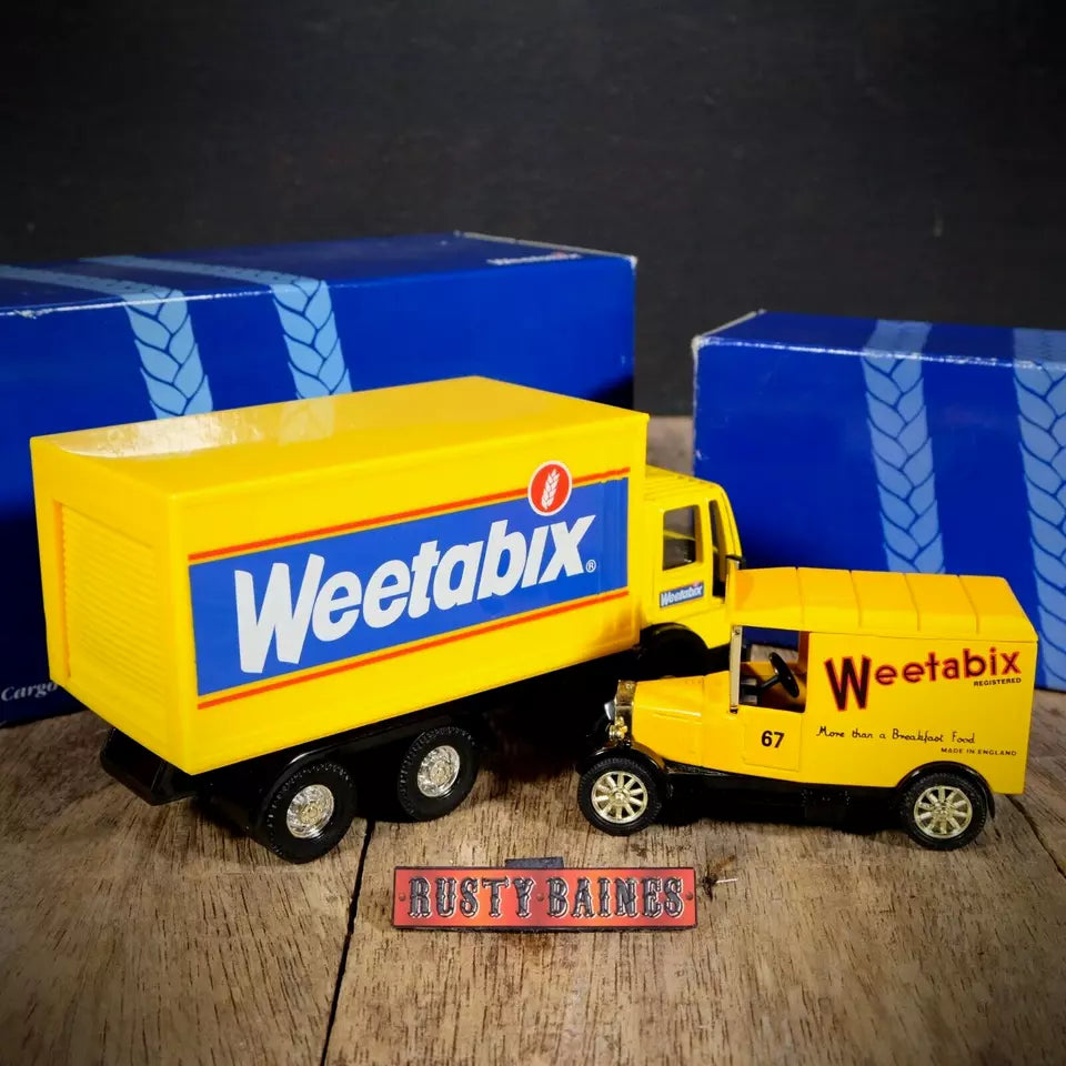 Pair of Corgi Weetabix Commercial Vehicles, Ford Cargo Etc. Boxed