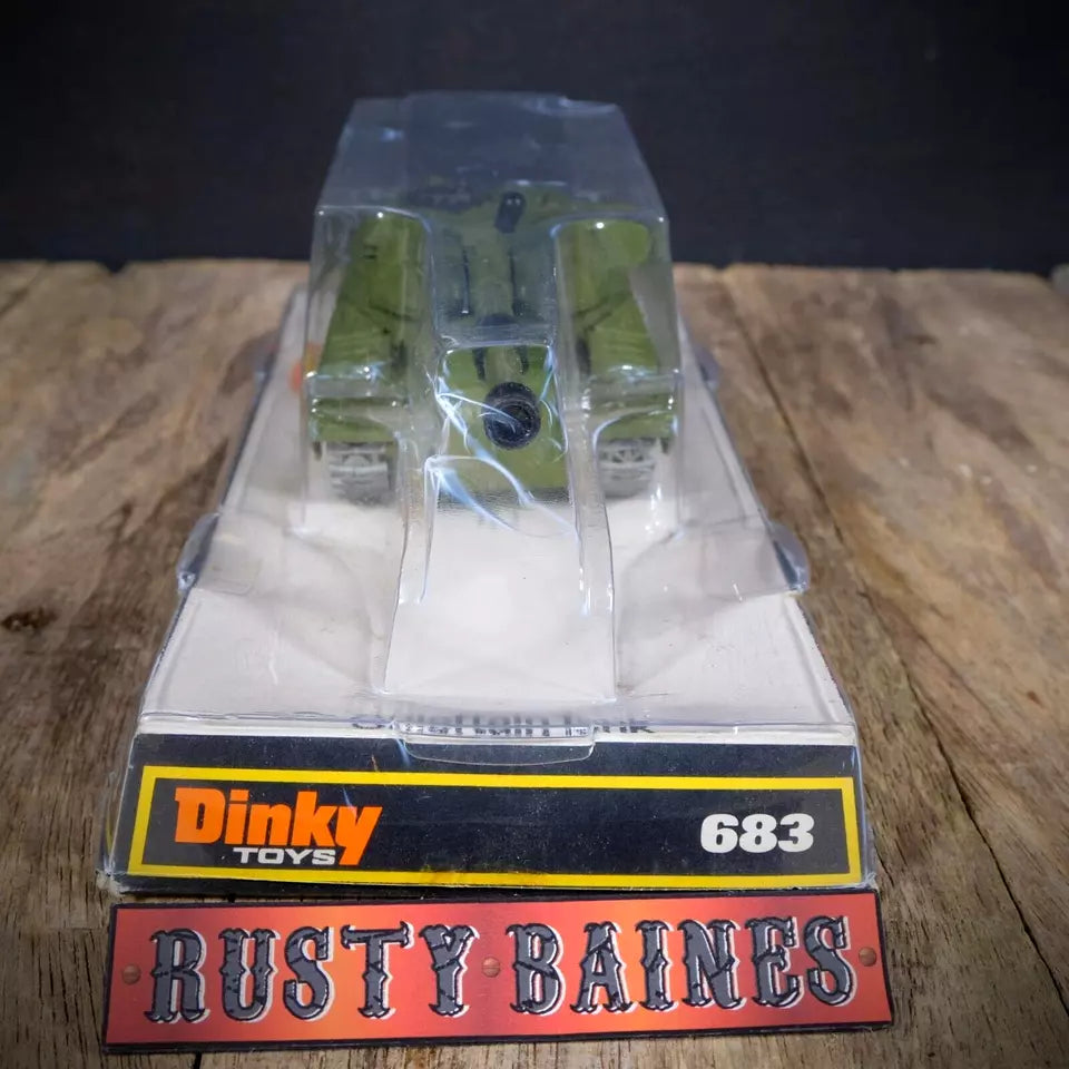 Vintage Dinky 683 Chieftain Tank, Original Bubble Top, No Accessories