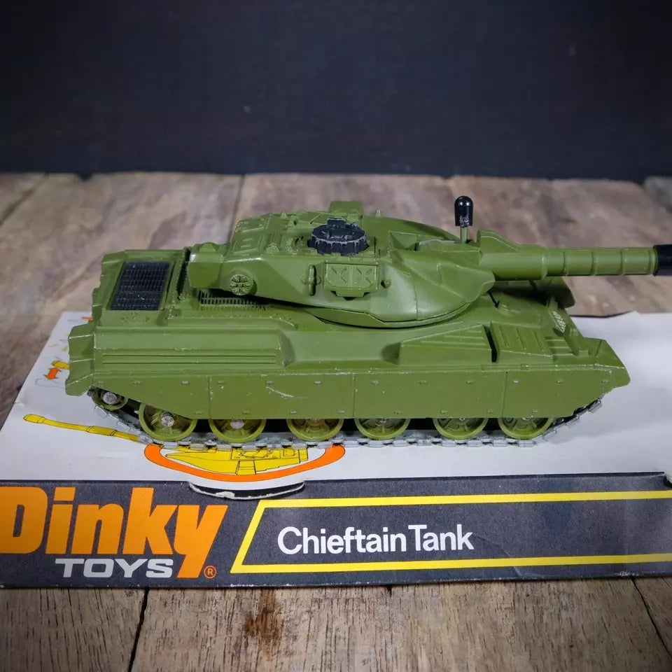 Vintage Dinky 683 Chieftain Tank, Original Bubble Top, No Accessories