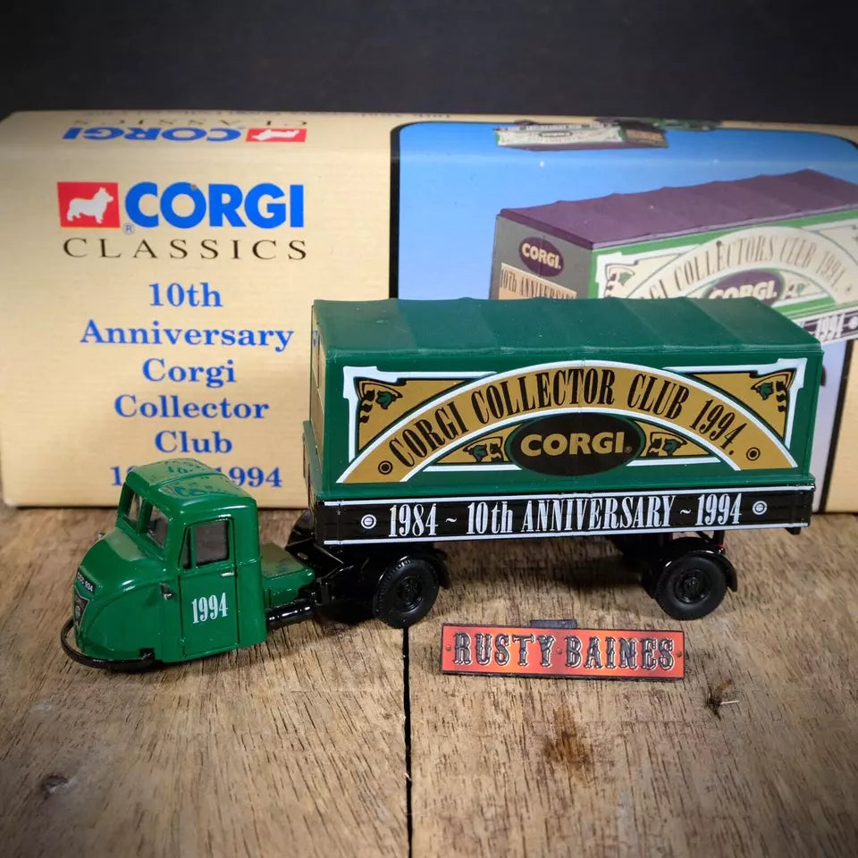 Corgi Scammell Scarab Mechanical Horse, Corgi Collector Club Issue, Boxed