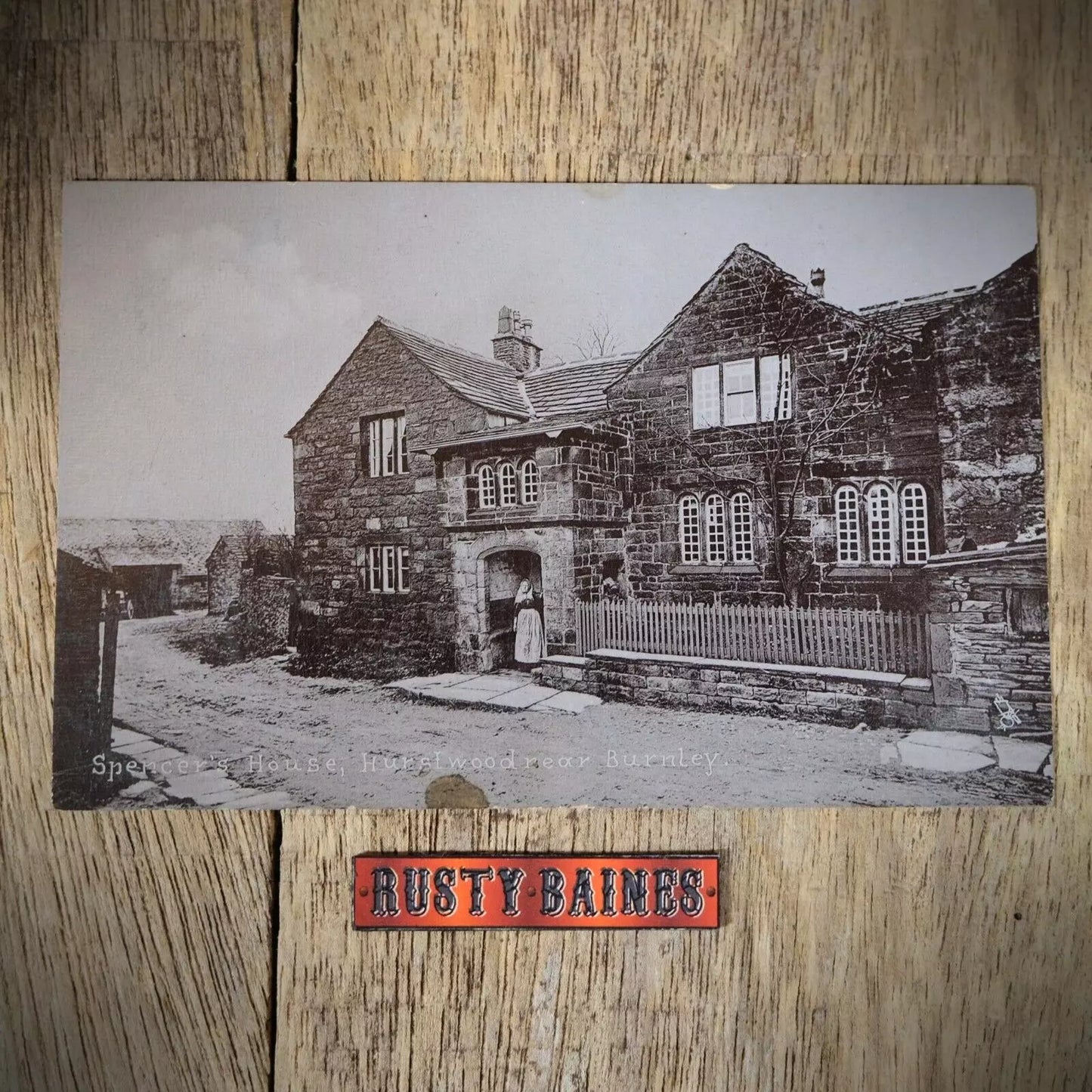Postcard, Hurstwood Burnley, Spencer's House