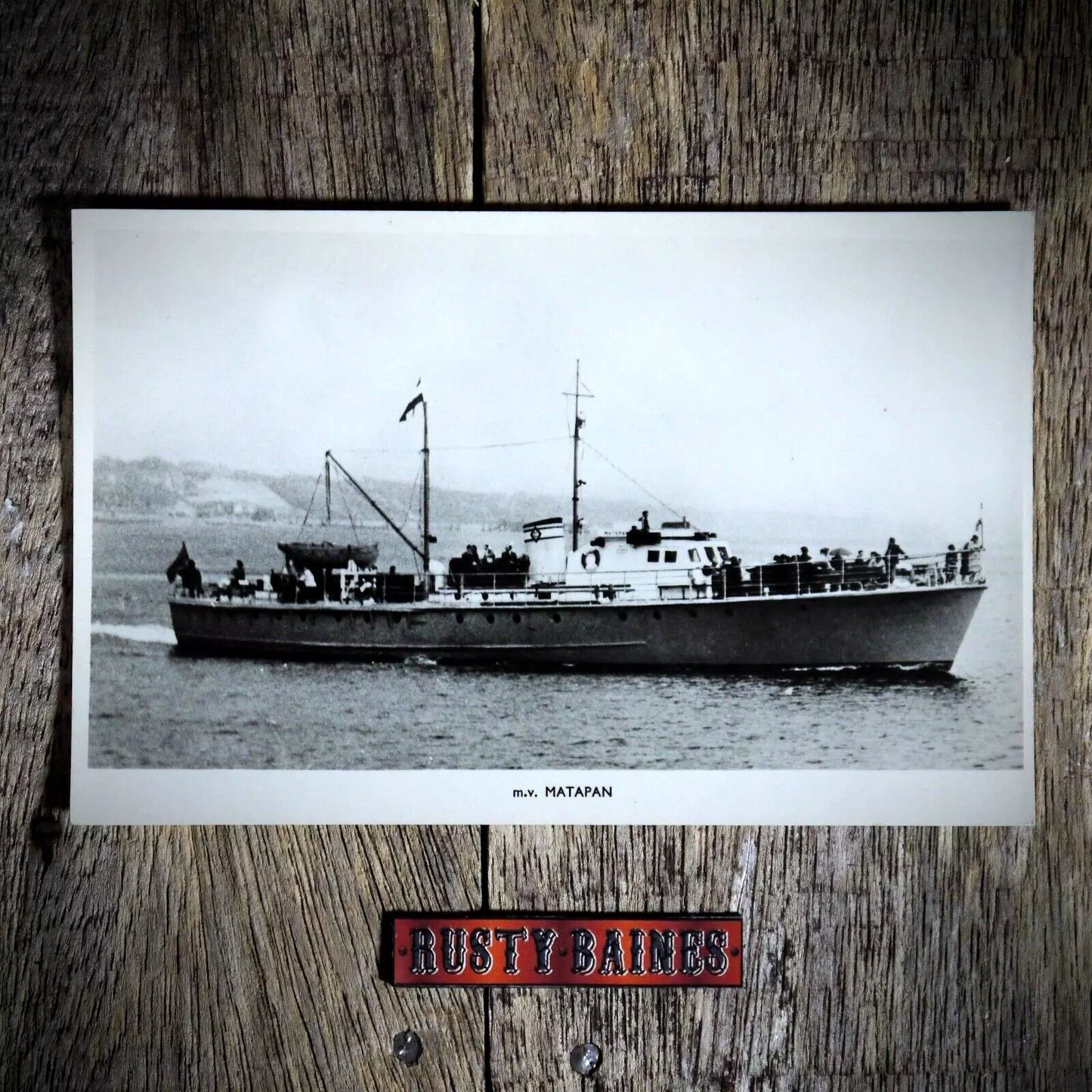 Postcard, MV Matapan, Real Photo