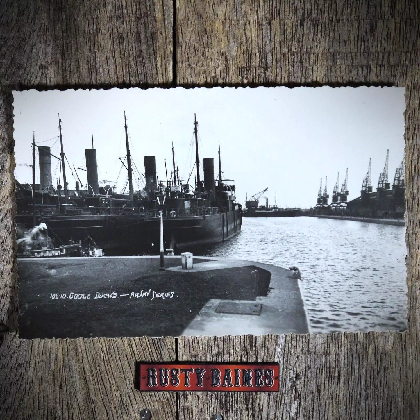 Postcard, Goole Docks, Arjay Real Photo, Shipping Interest