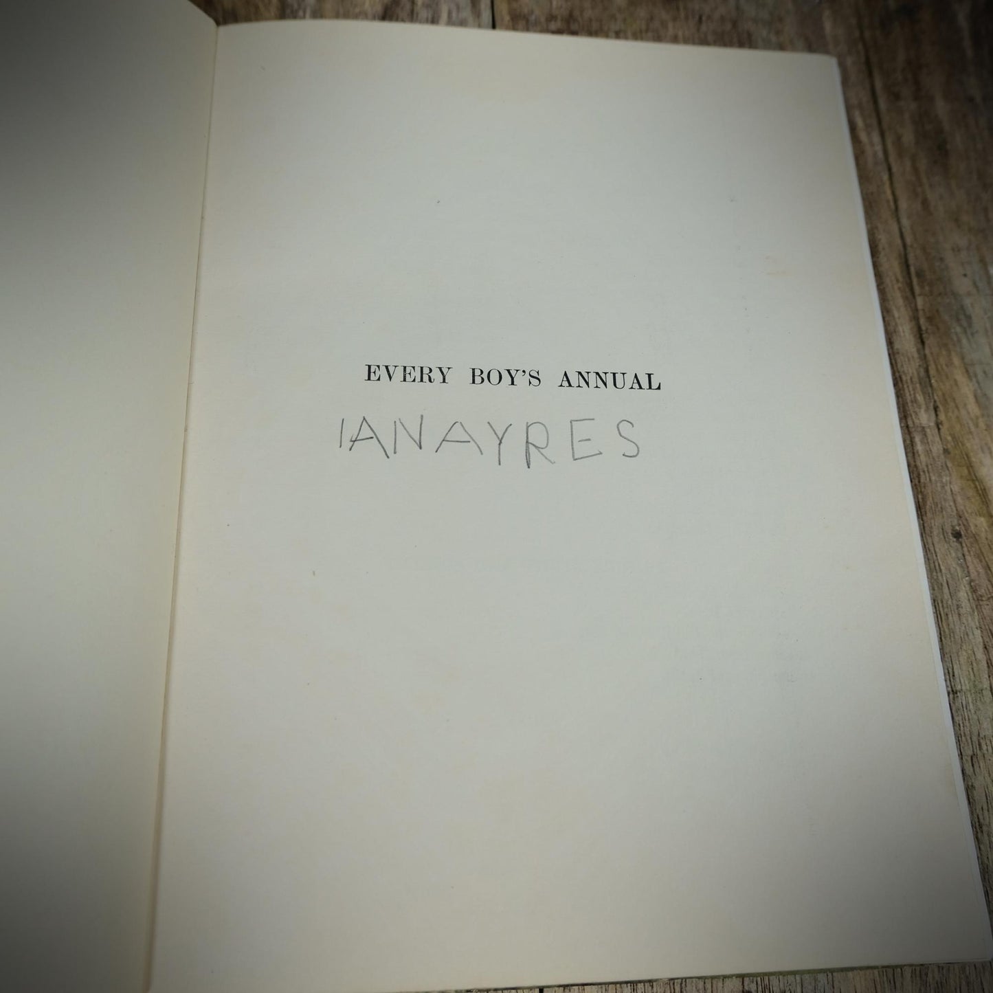 Every Boy's Annual, Undated Hardcover, Thames Publishing, W E Jones Etc.