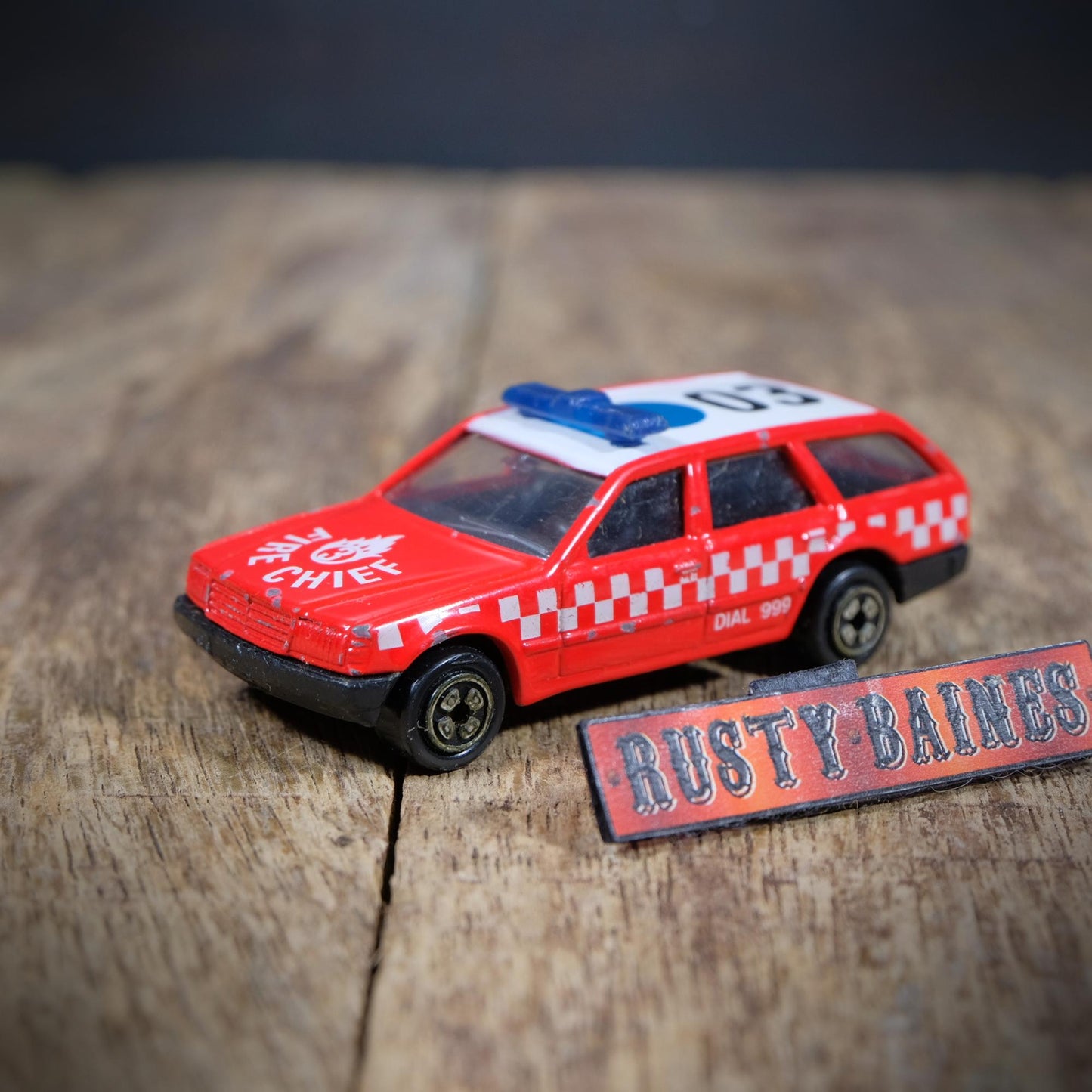 Corgi Mercedes Benz 300 TD Estate Fire Chief, Unboxed, Playworn