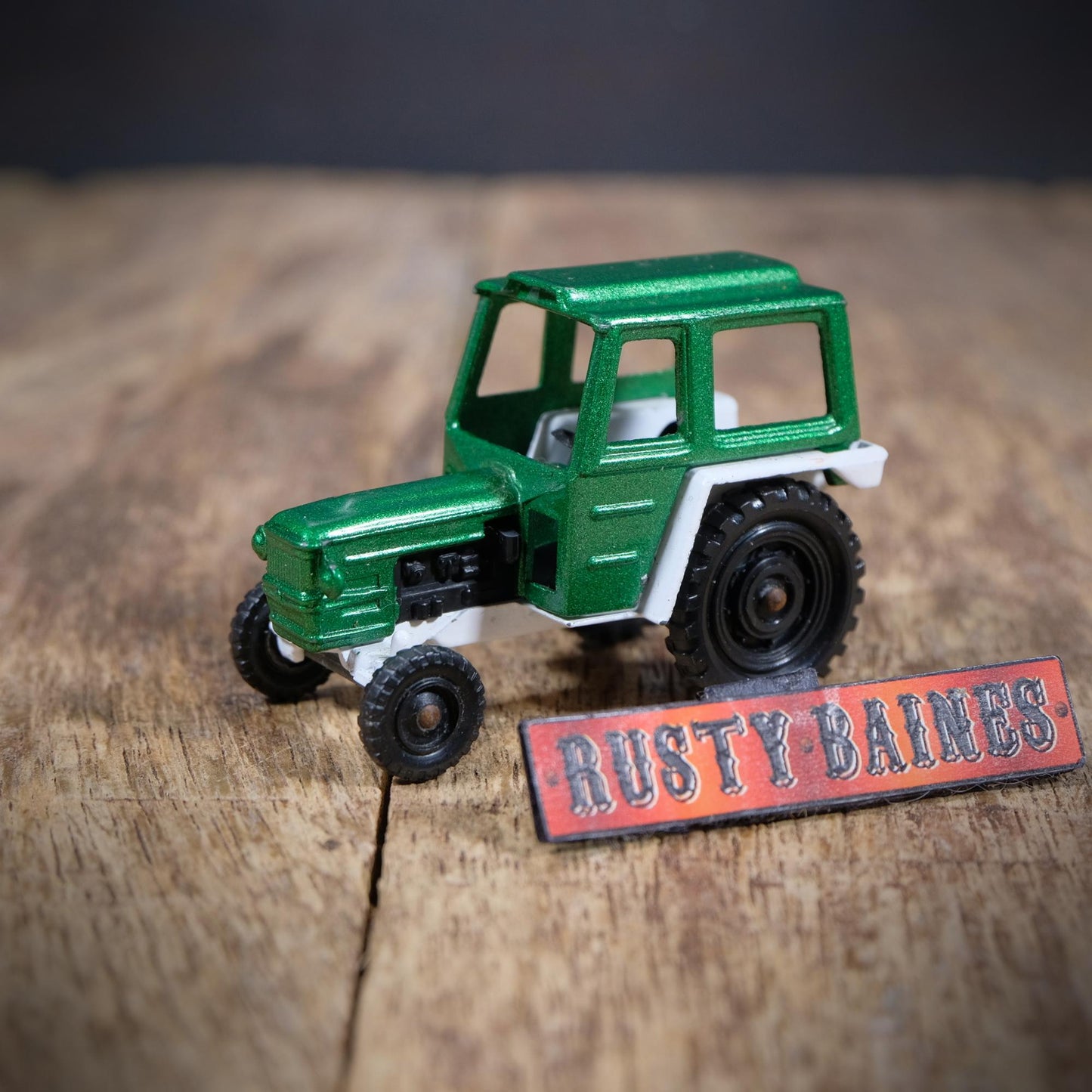 Corgi Zetor 5511 Tractor, Green/White, Unboxed, Playworn