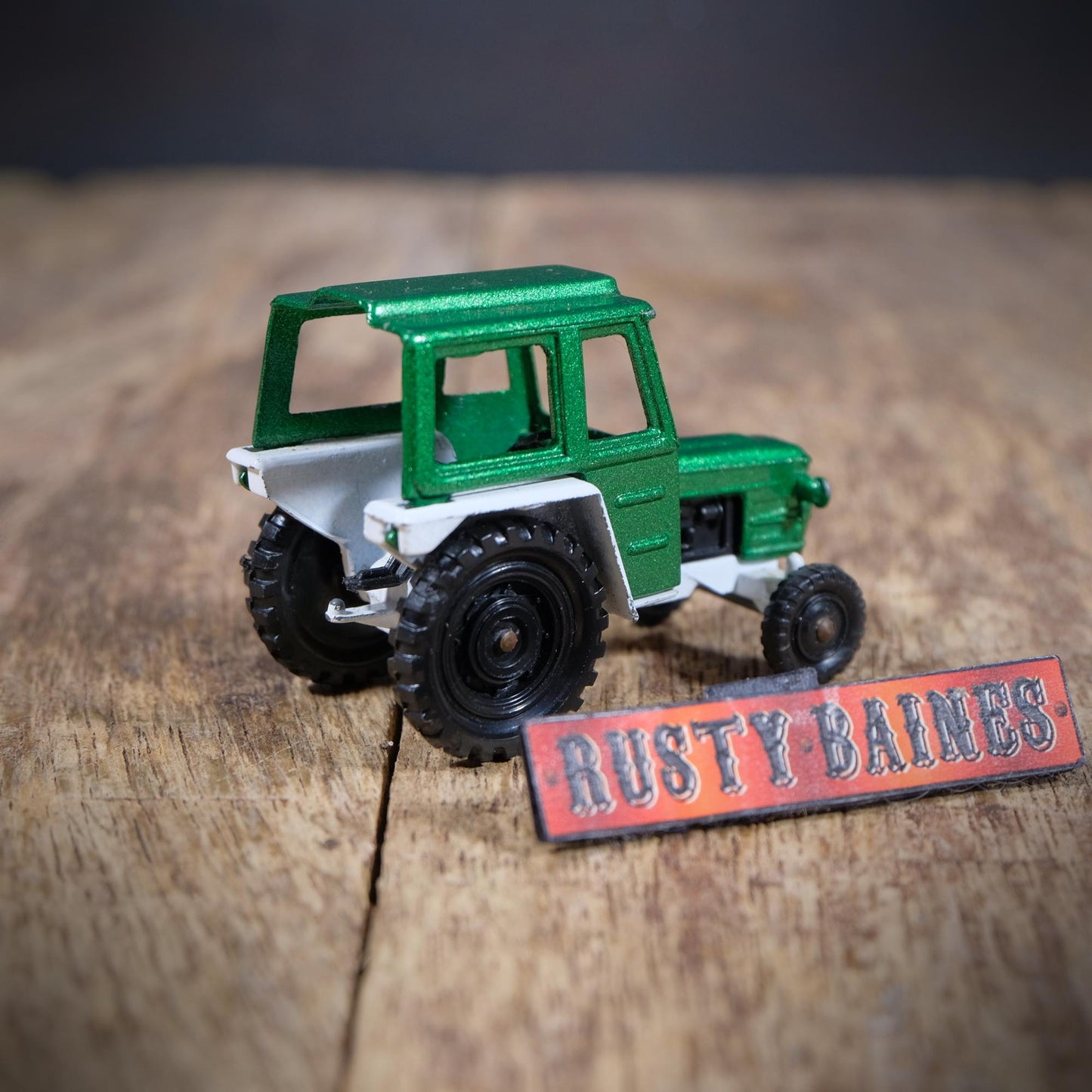Corgi Zetor 5511 Tractor, Green/White, Unboxed, Playworn