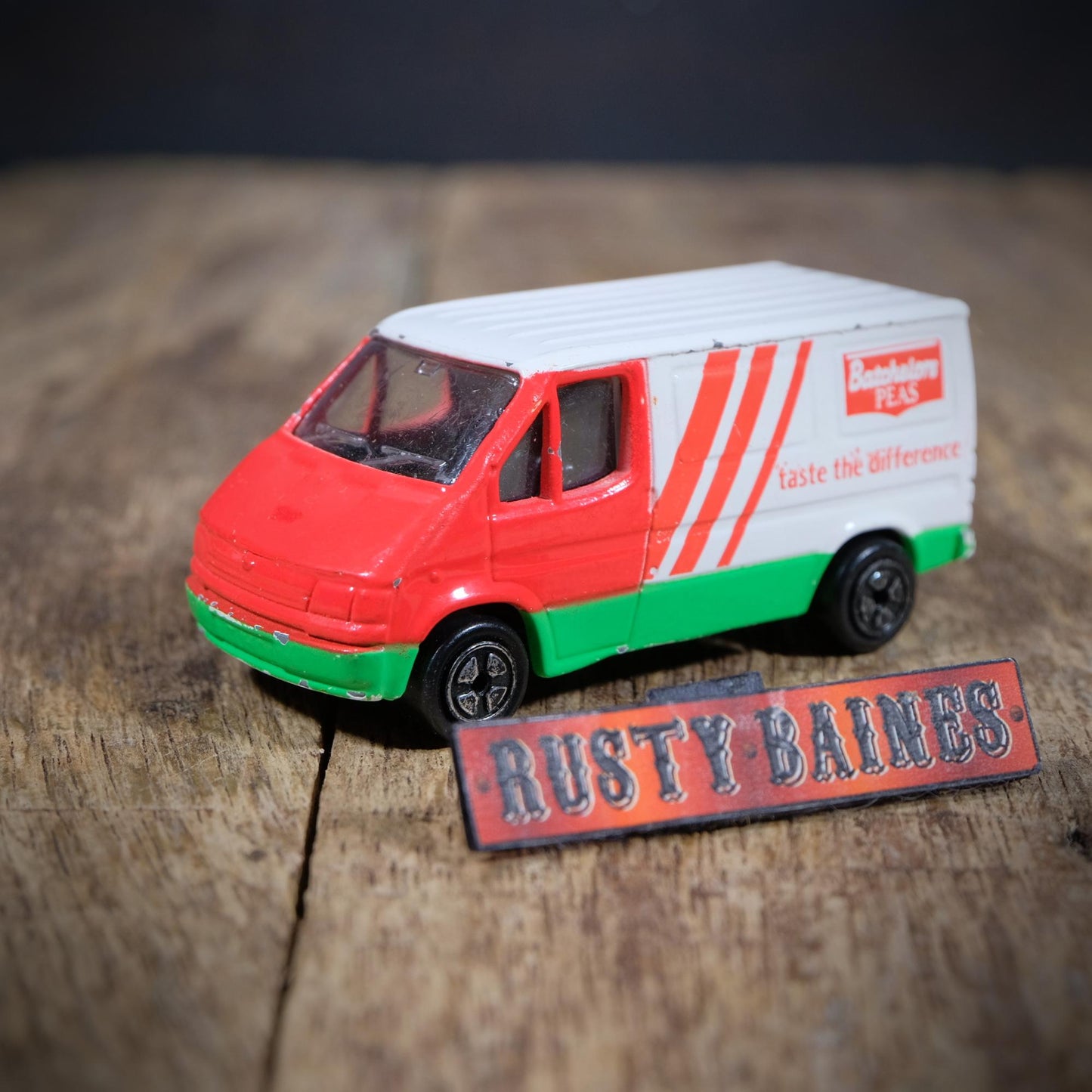 Corgi Ford Transit Mk3, Bachelors Peas, Unboxed, Playworn