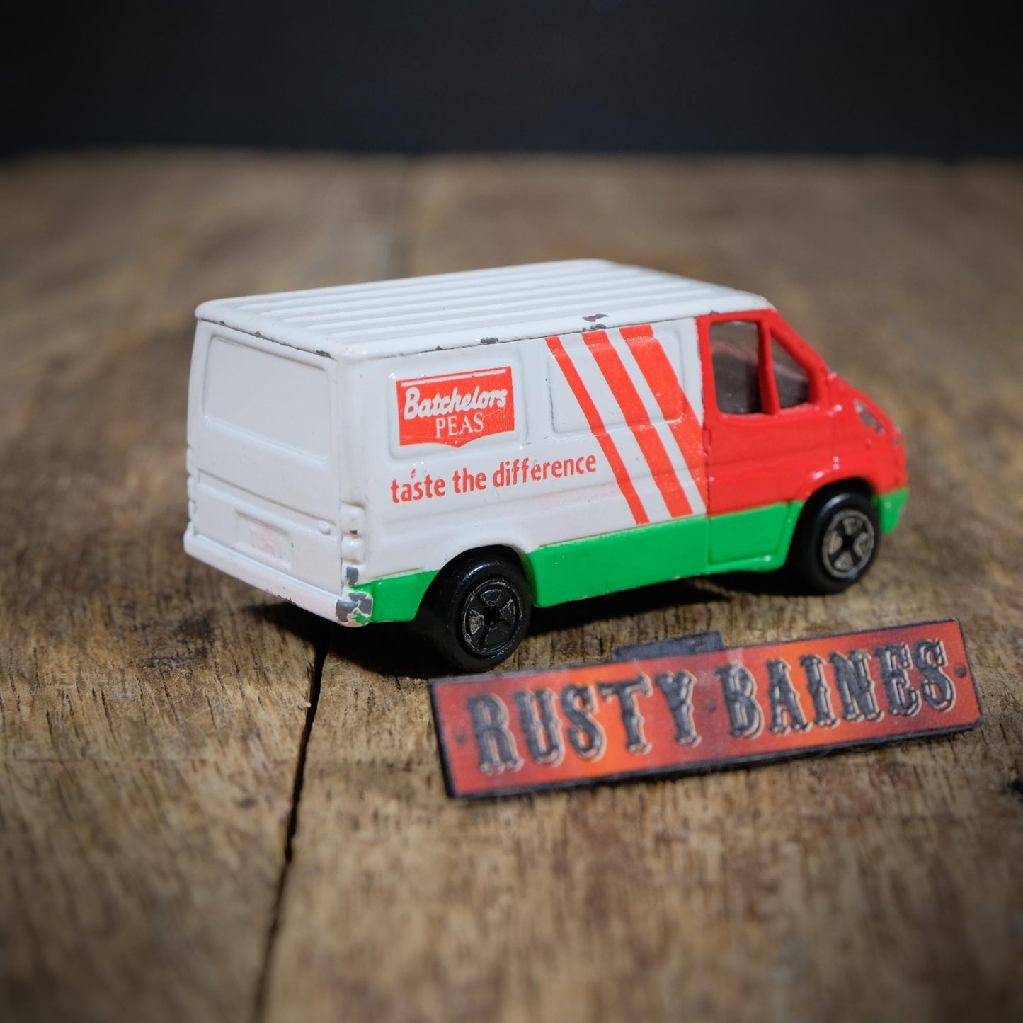 Corgi Ford Transit Mk3, Bachelors Peas, Unboxed, Playworn