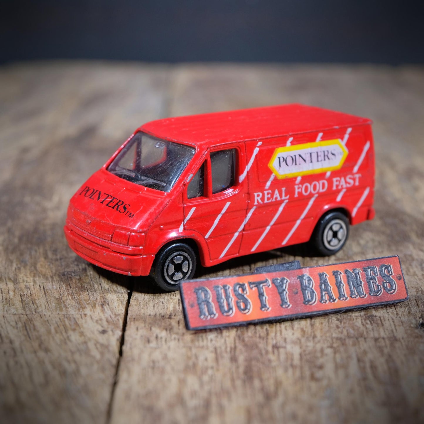 Corgi Ford Transit Mk3, Pointers Fast Food, Unboxed, Playworn
