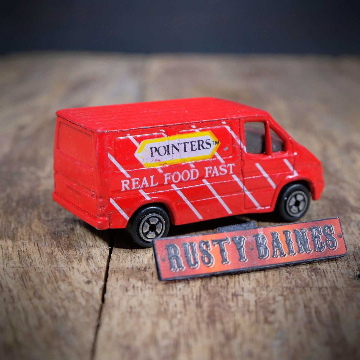 Corgi Ford Transit Mk3, Pointers Fast Food, Unboxed, Playworn