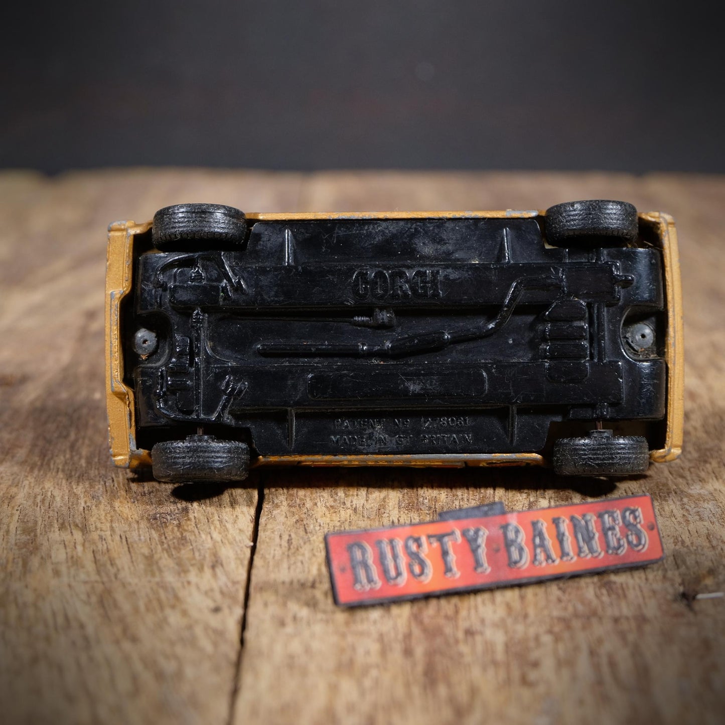 Corgi Volkswagen Polo MK1, Gold, Unboxed, Playworn