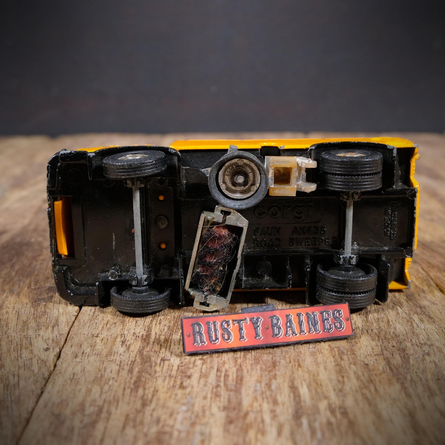Corgi Faun AK425 Road Sweeper, Unboxed, Playworn