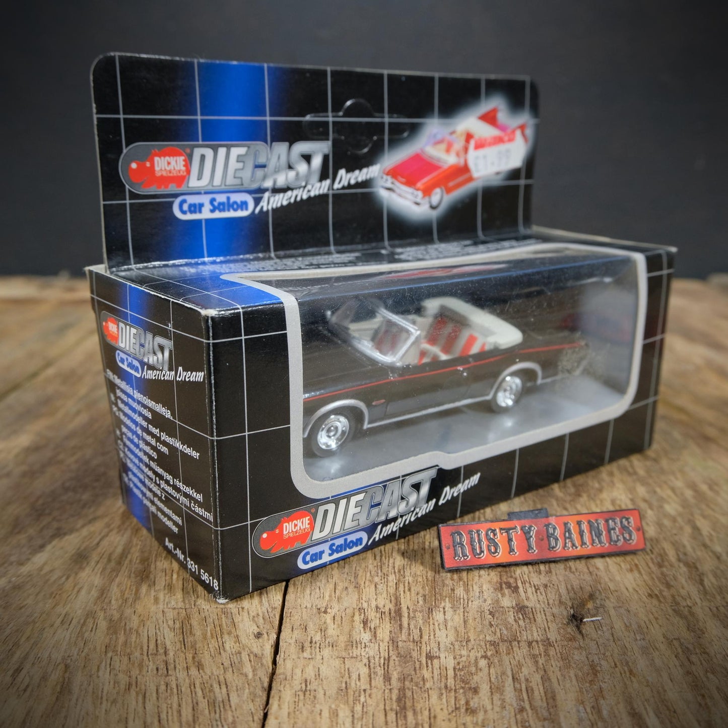 Pontiac GTO Convertible, 1/43 NewRay, Black, Boxed