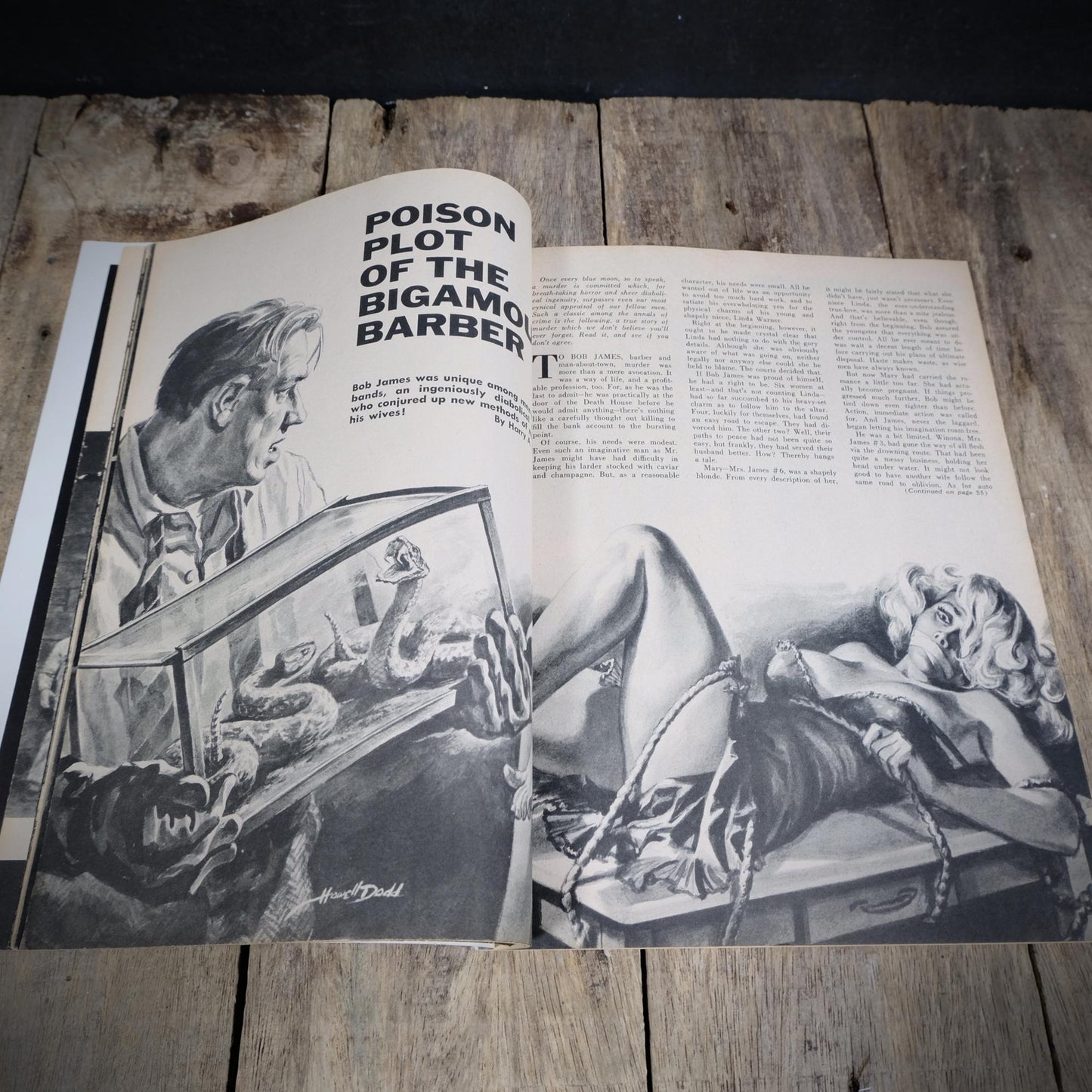 Vintage Men's U.S. Glamour/Pulp Magazine, A-OK for Men, June 1963, Pin Up Girls, Fantasy Stories