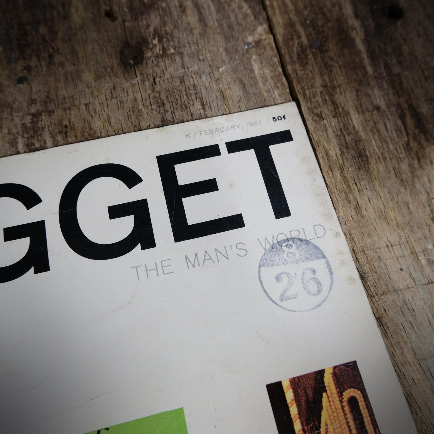 Vintage Men's U.S. Glamour Magazine, Nugget, February 1961, Glamour, Stories