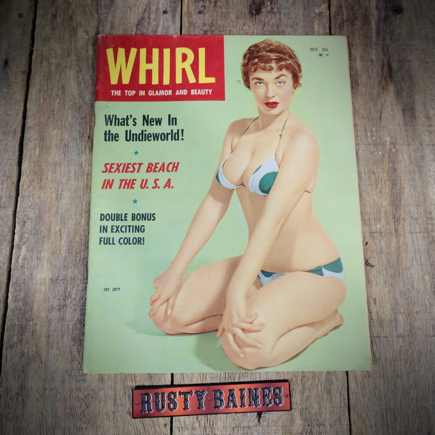 Vintage Men's Glamour Magazine, Whirl 1959 Vol.3 #3, Cheesecake Pin-Up,