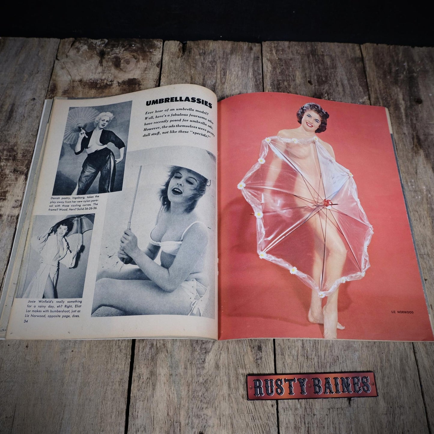 Vintage Men's Glamour Magazine, Whirl 1959 Vol.3 #3, Cheesecake Pin-Up,