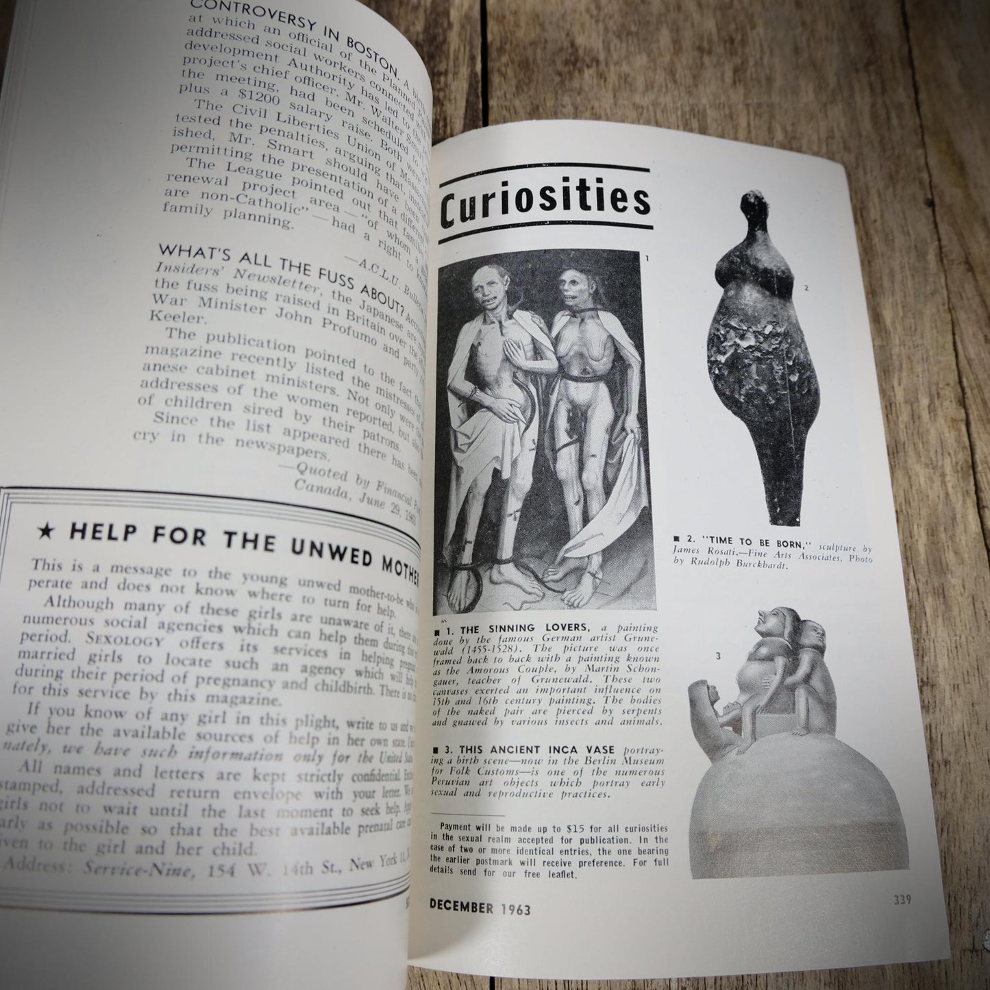 Vintage Pocket Magazine, Sexology, 1960s Sex Education, Stories, Biology