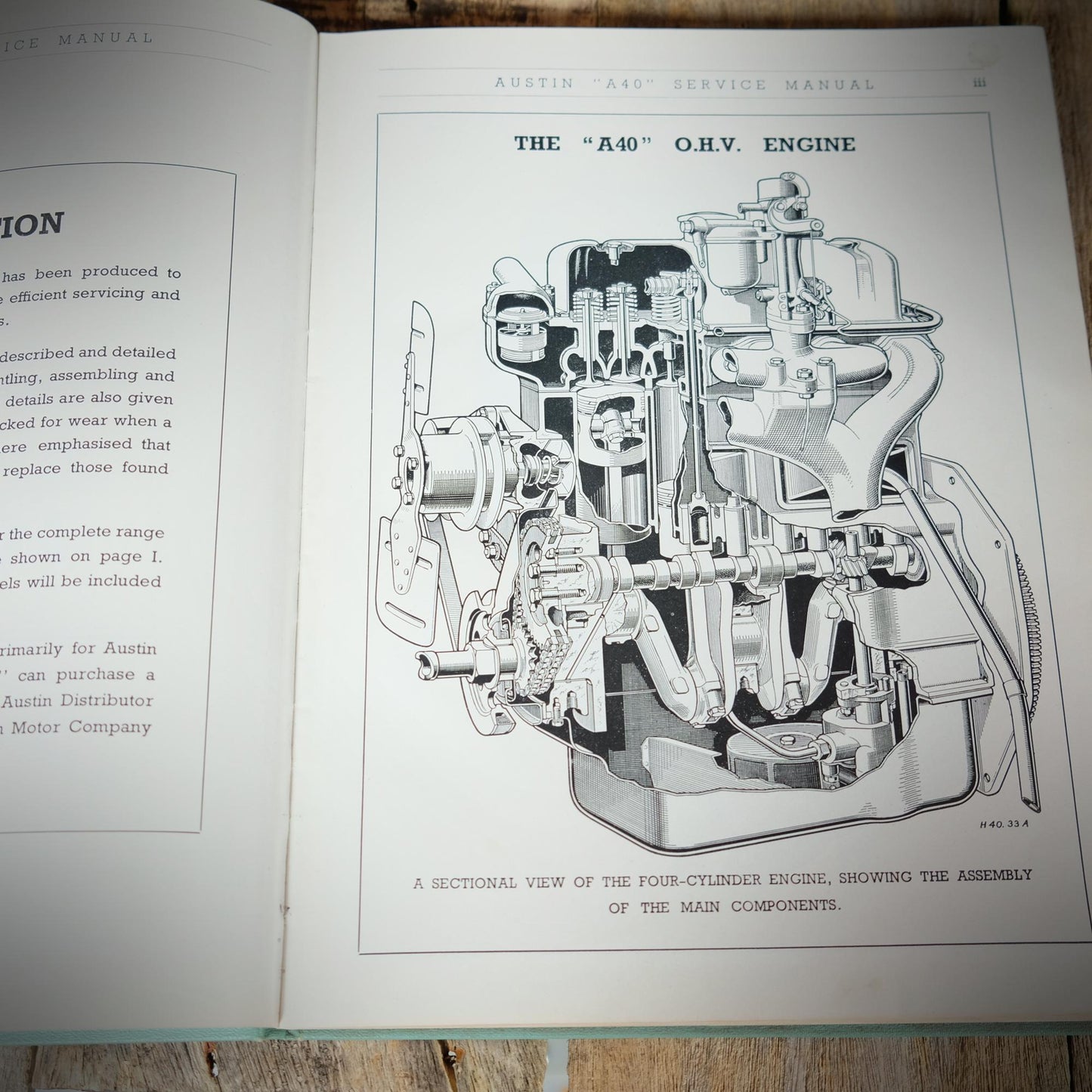 Original Vintage Factory Service & Repair Manual for Austin A40 GS2 GS3 GV2 GQU2 GP2, No.441F