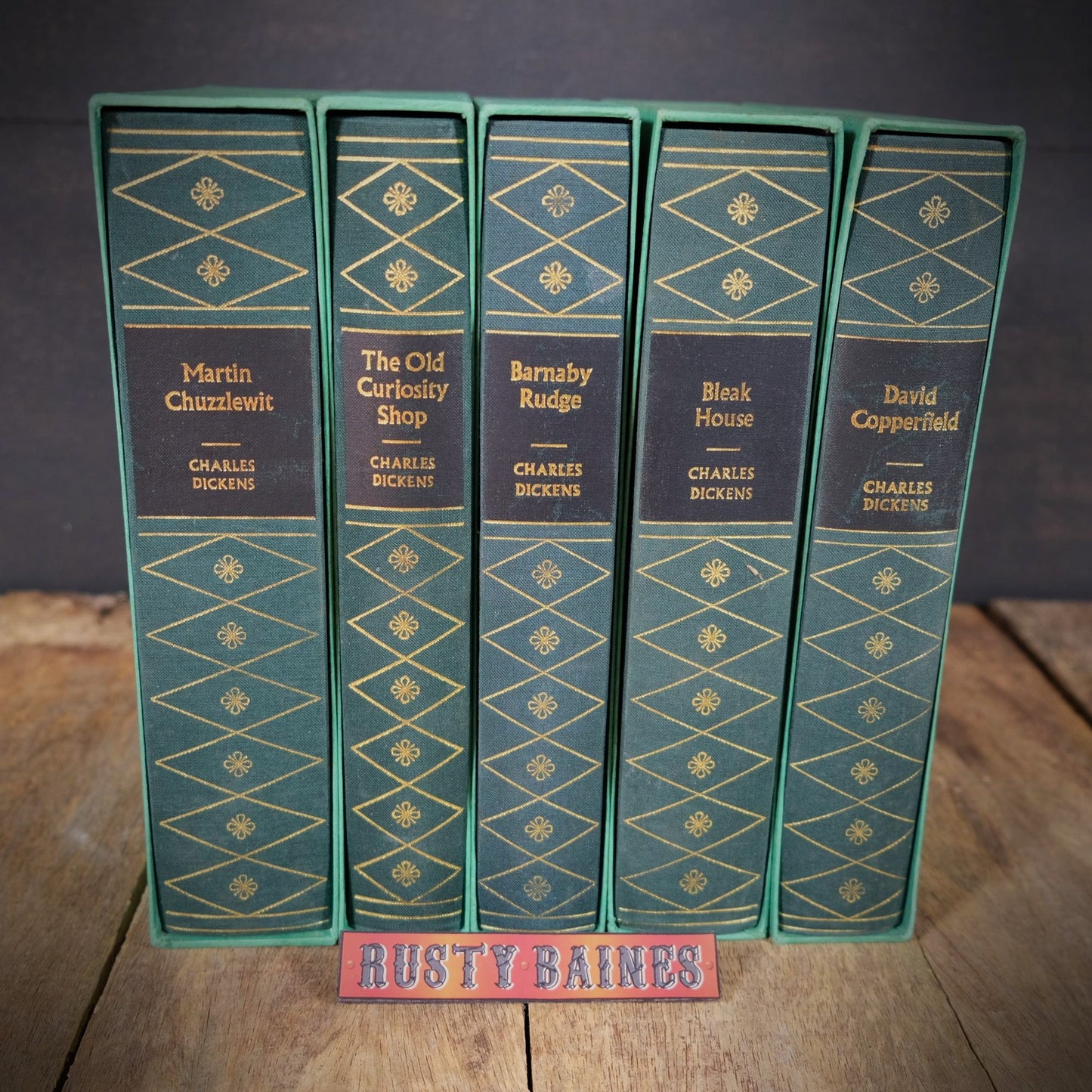 Folio Society Hardcovers & Slipcases, Charles Dickens, Bleak House, David Copperfield Etc.