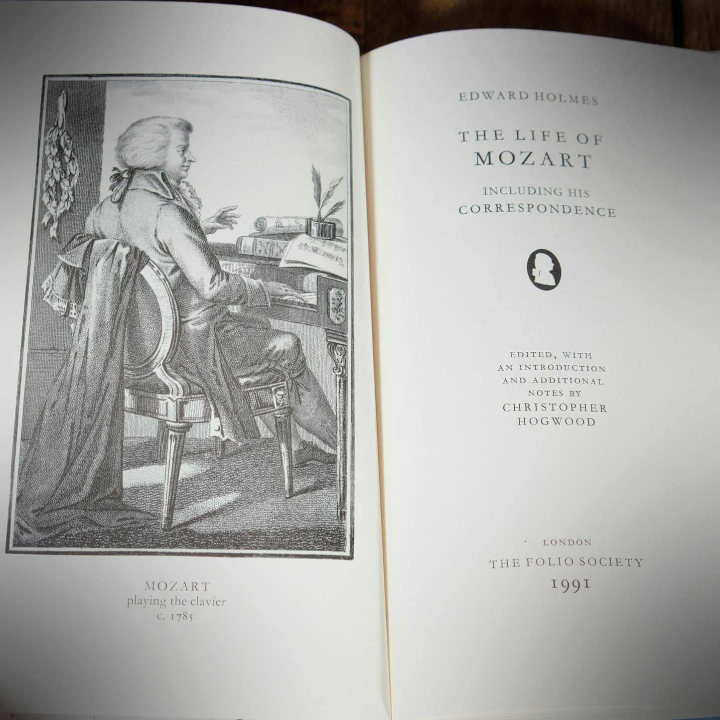 The Life of Mozart, Edward Holmes, Folio Society Hardcover & Slipcase 1991