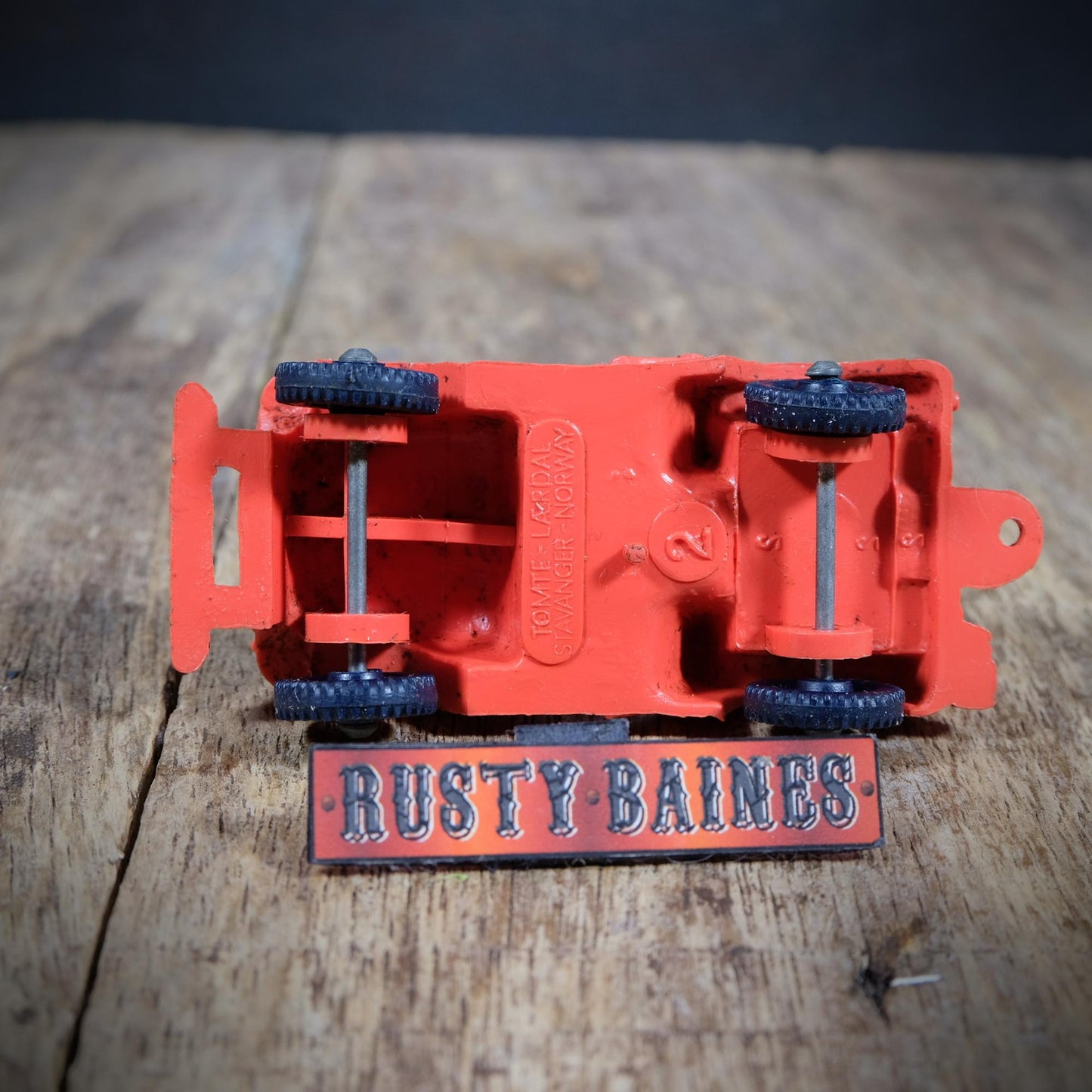 Vintage Rubber Military Jeep by Tomte of Norway