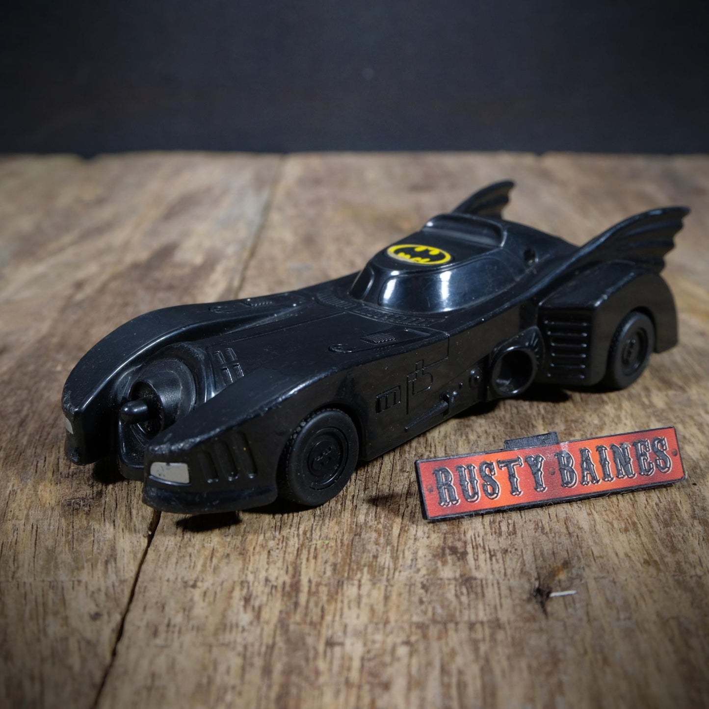 Bandai Batman Batmobile, Plastic Car, 1989, No Box
