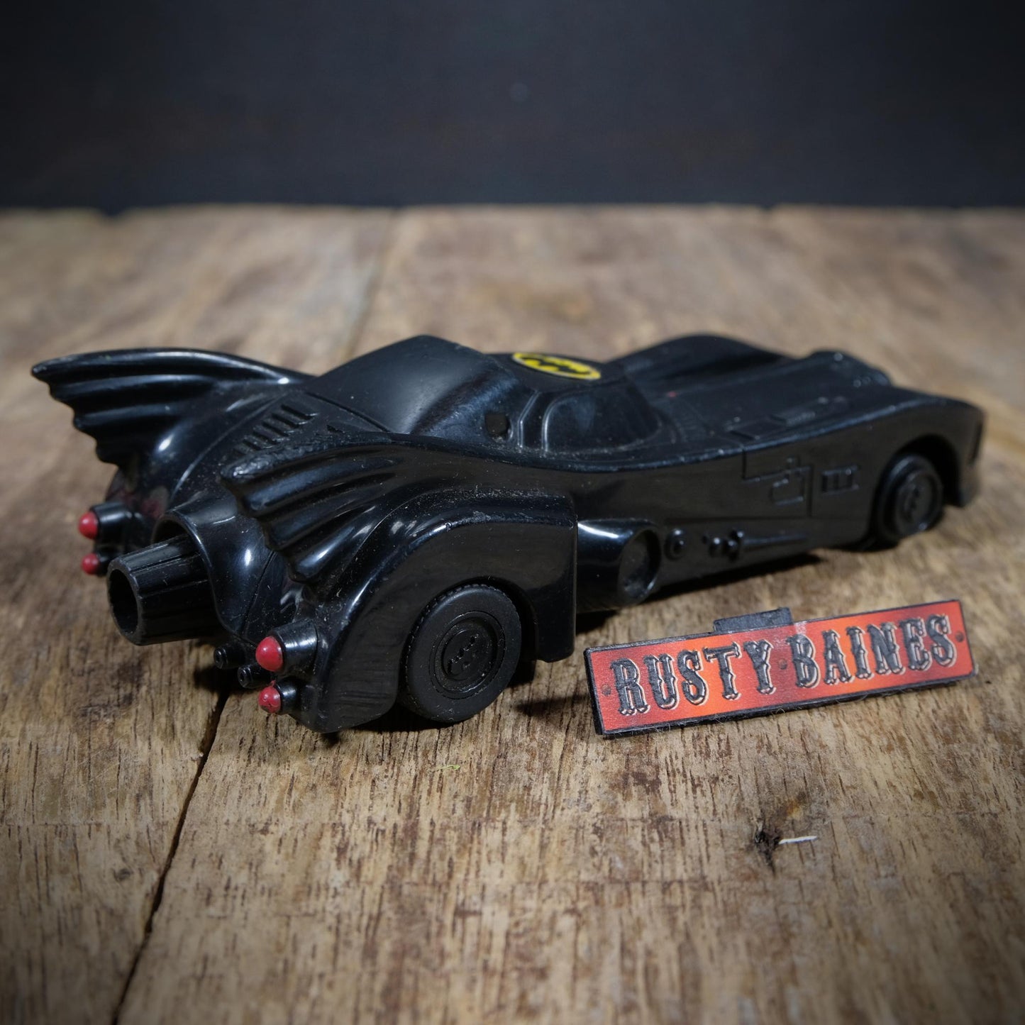 Bandai Batman Batmobile, Plastic Car, 1989, No Box