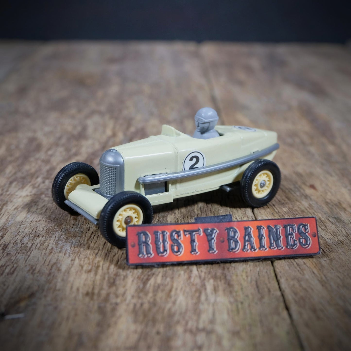 A Trio of Vintage Lledo Racing Cars, Sunbeam, Alfa Romeo, Aston Martin, No Box