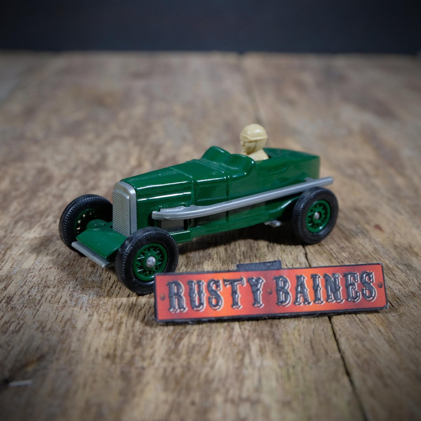 A Trio of Vintage Lledo Racing Cars, Sunbeam, Alfa Romeo, Aston Martin, No Box