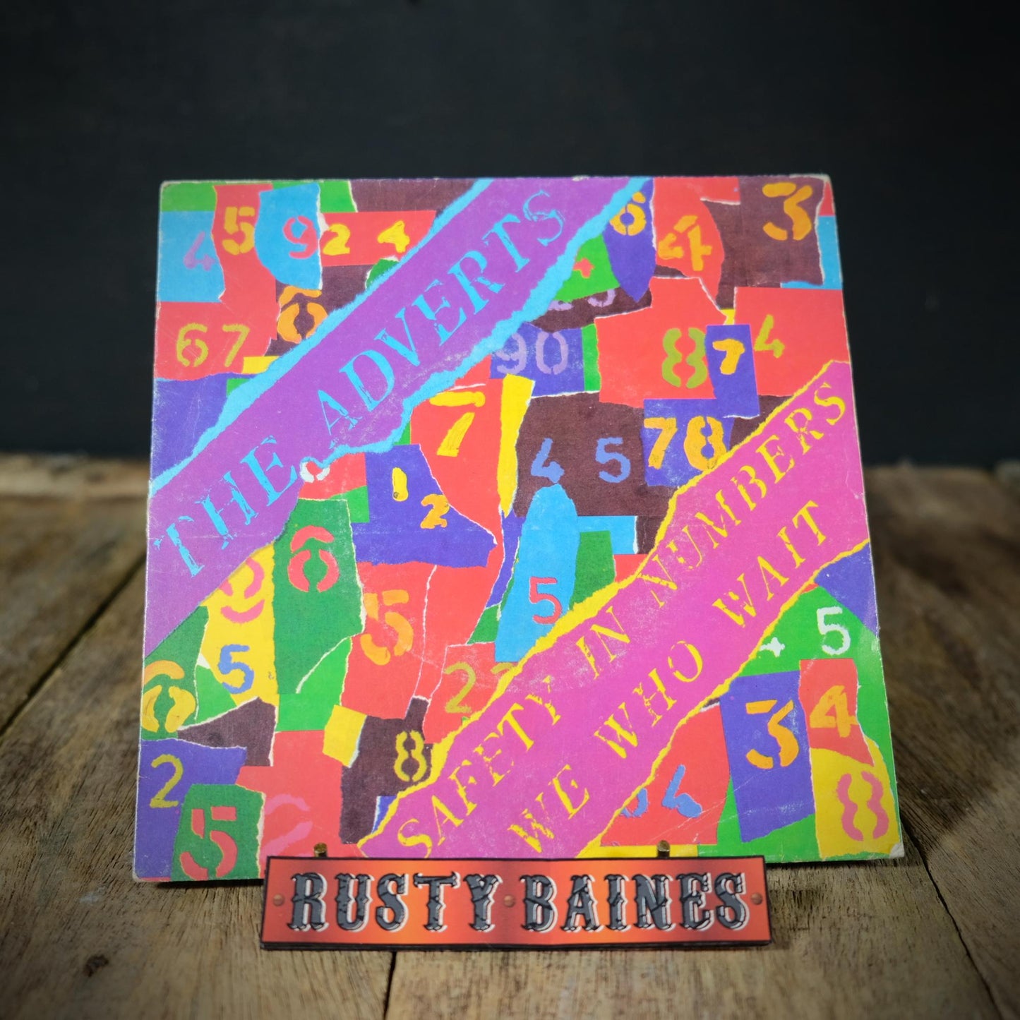 Record 7" Single, The Adverts - Safety in Numbers