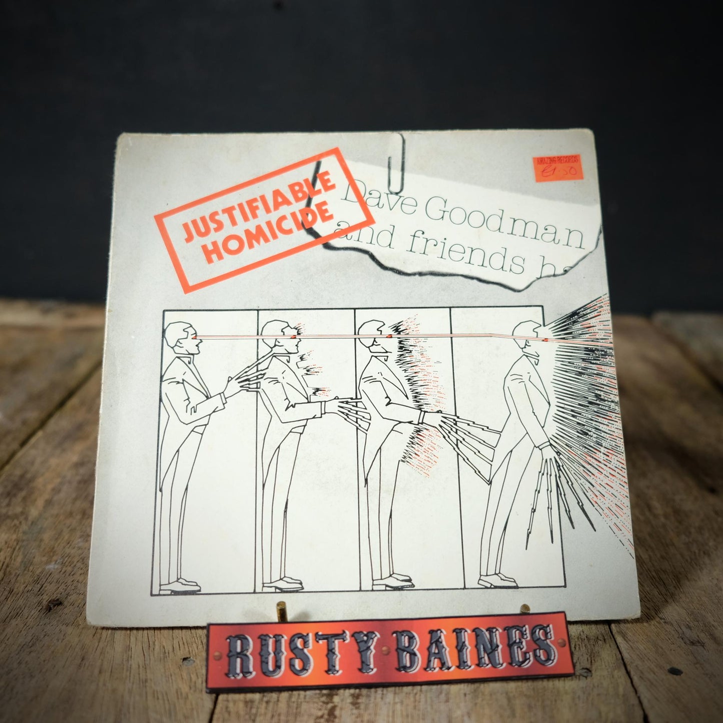 Record 7" Single, Dave Goodman - Justifiable Homicide (coloured)