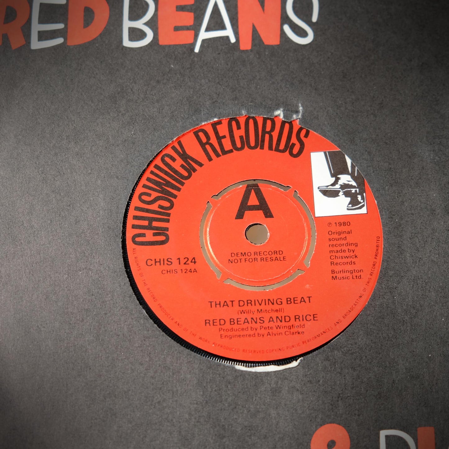 Record 7" Single, Red Beans and Rice - That Driving Beat (demo)