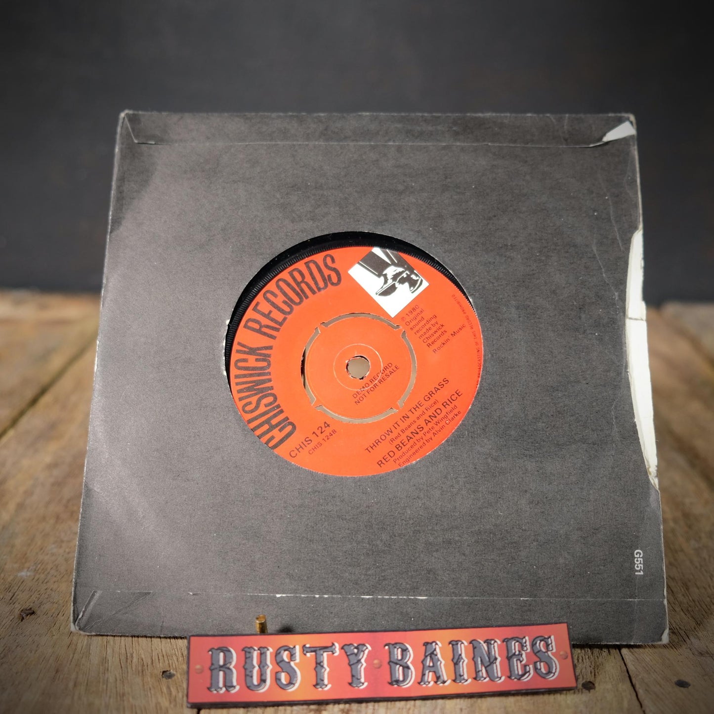 Record 7" Single, Red Beans and Rice - That Driving Beat (demo)