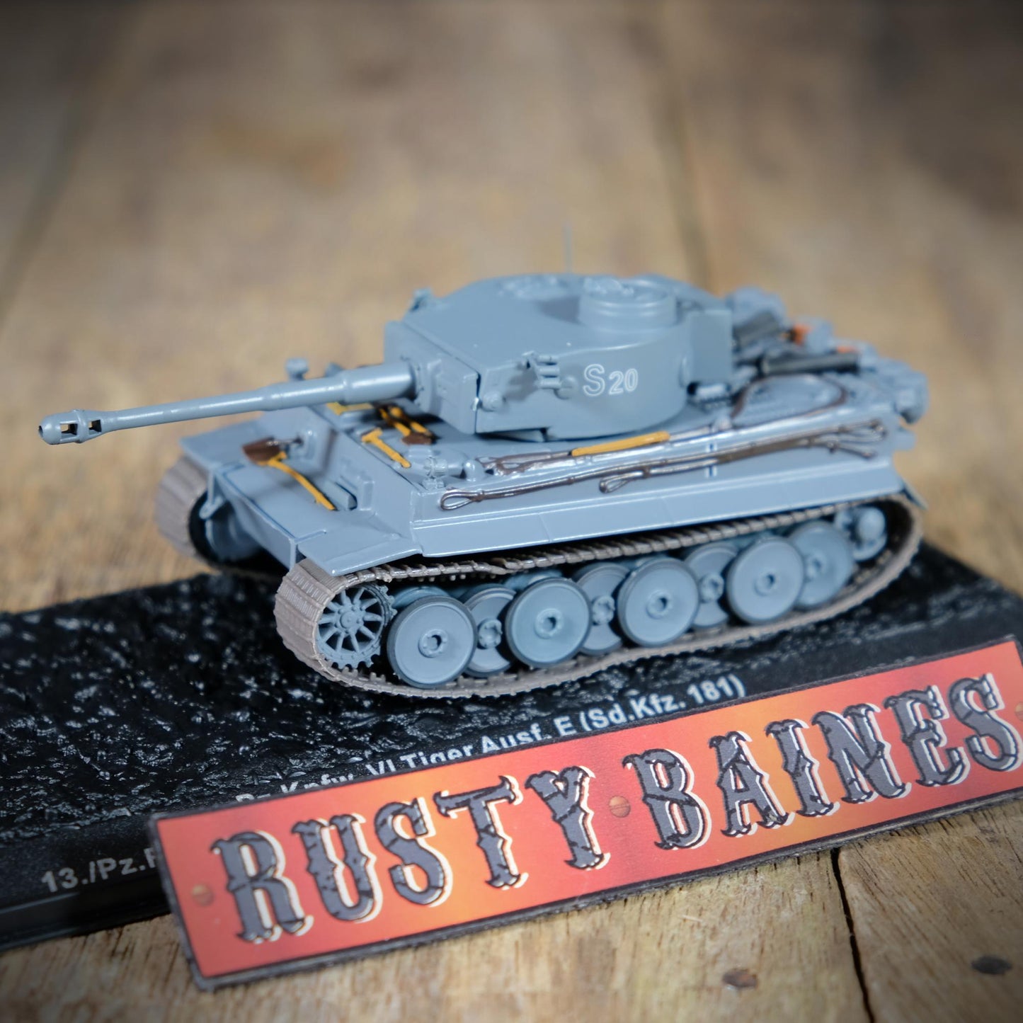 WW2 German Tank Tiger VI, 13 Panzer Regiment