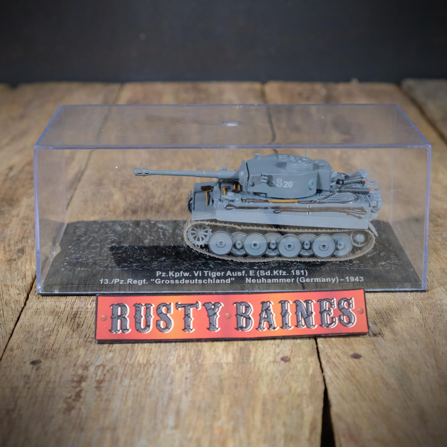 WW2 German Tank Tiger VI, 13 Panzer Regiment