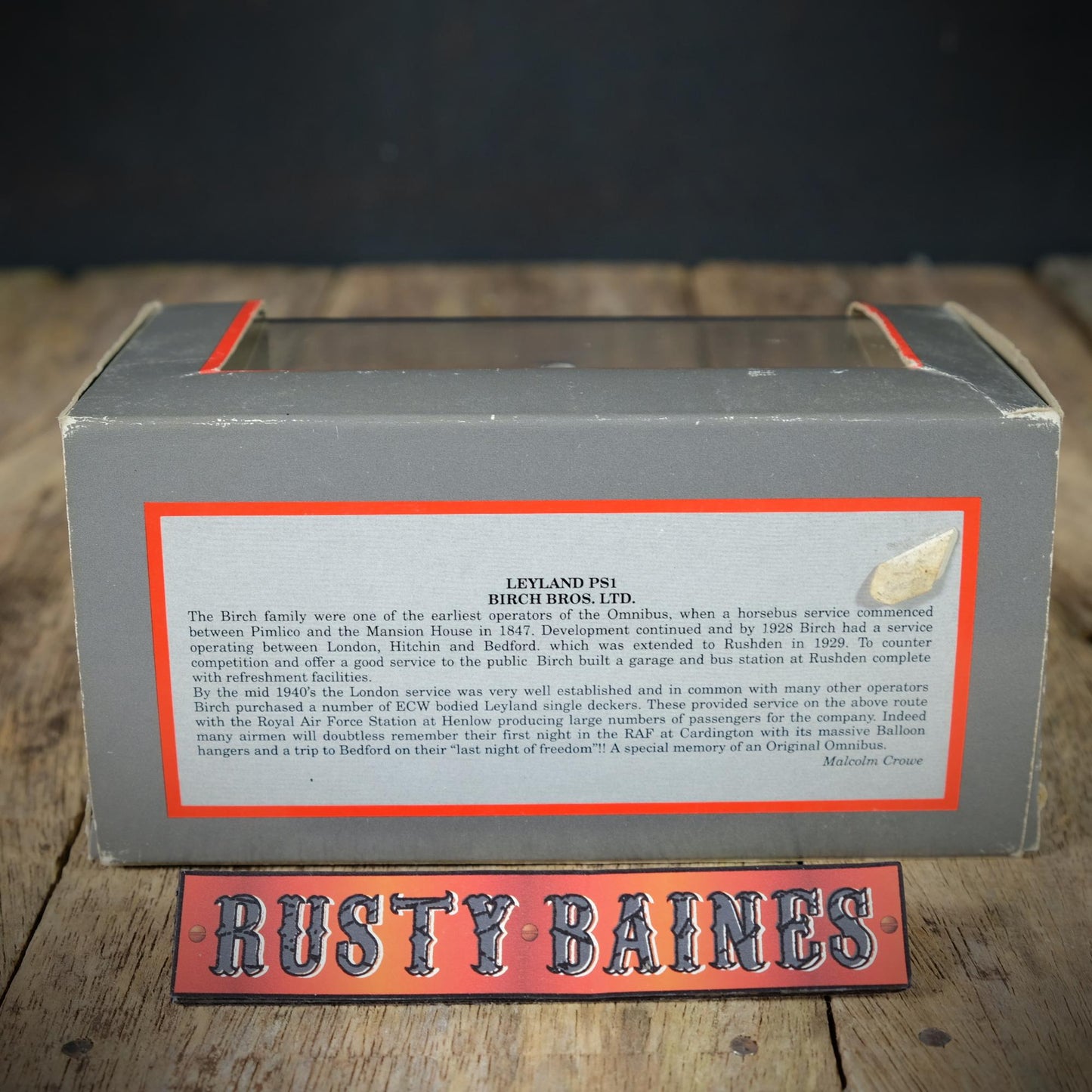 Corgi OOC Leyland PS1, Birch Bros, 1/76