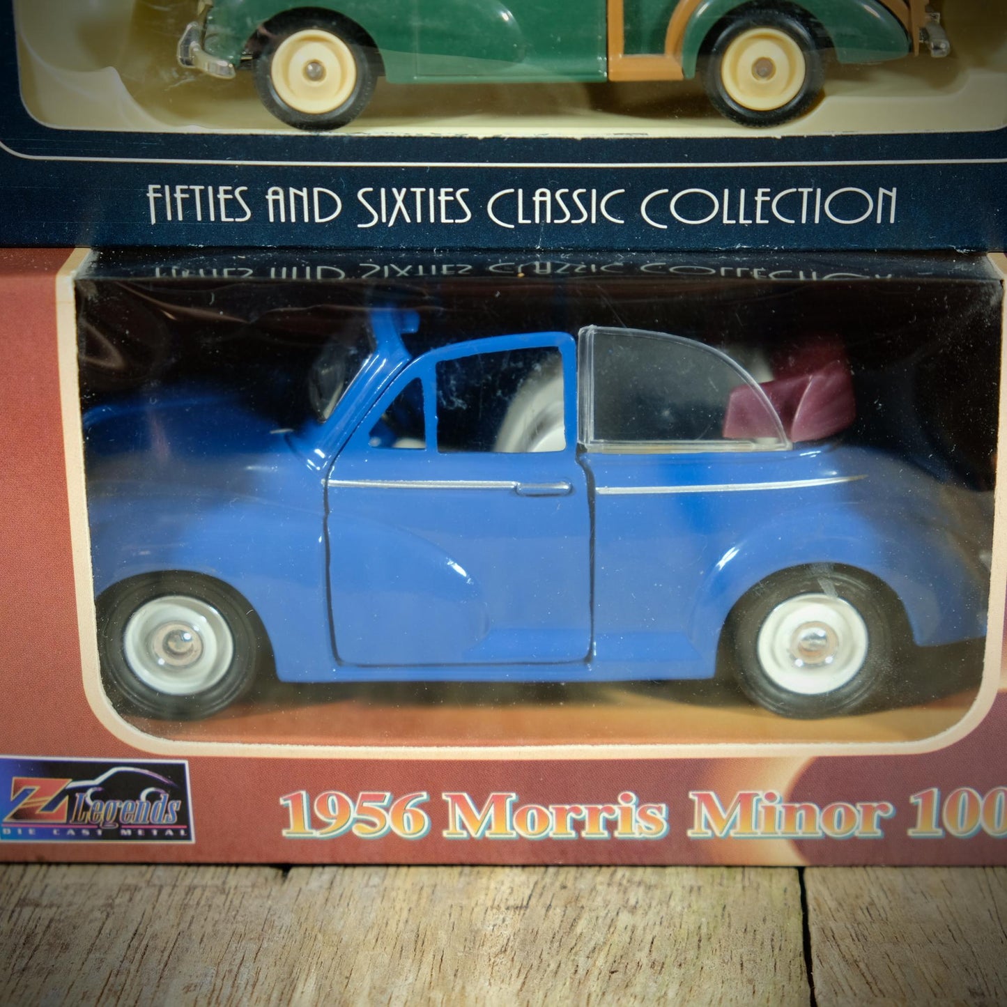 Morris Minor Diecast Car Bundle, 1/43 & 1/26, Traveller & Convertible