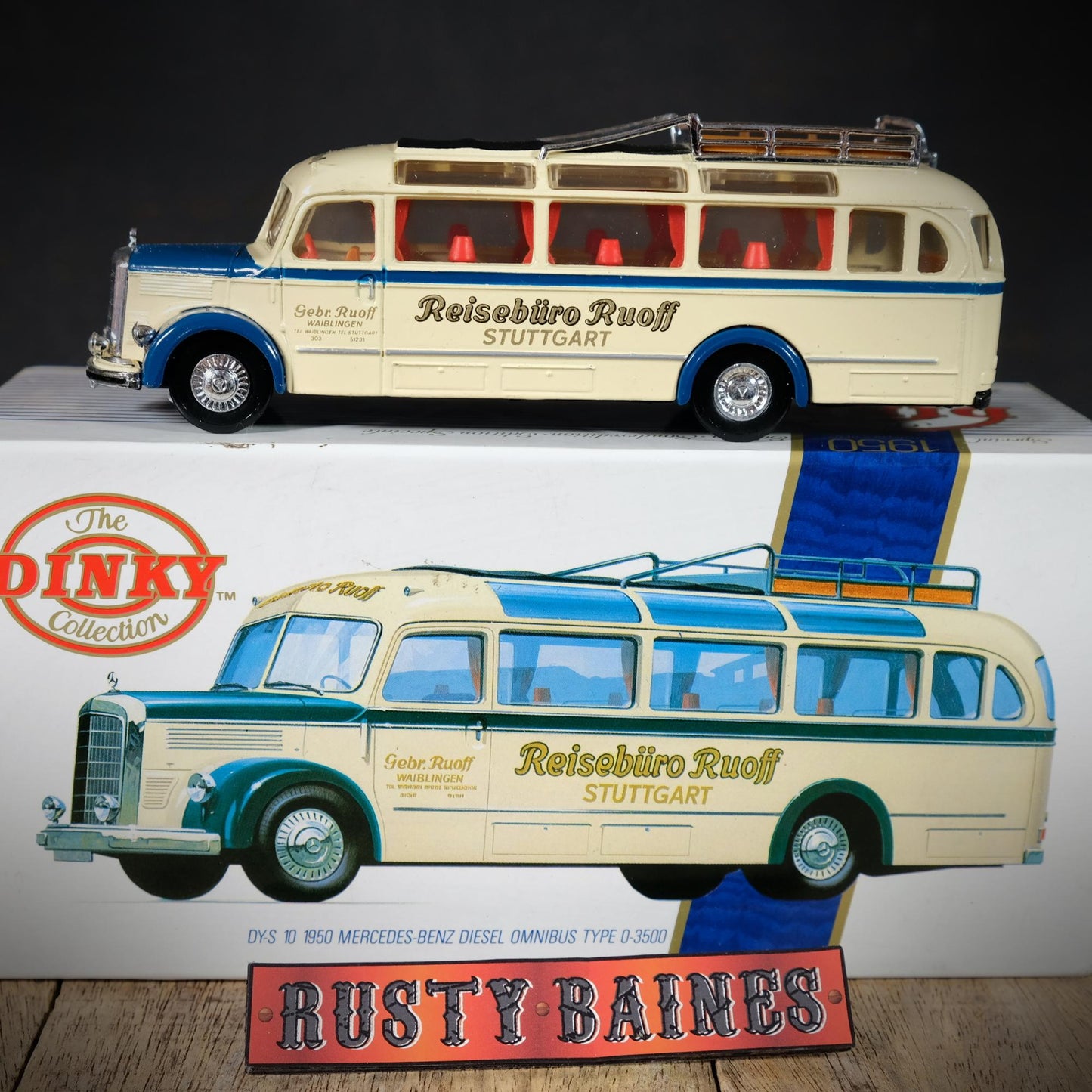 Matchbox Dinky Series DY-S 10 1950 Mercedes Benz Diesel Bus