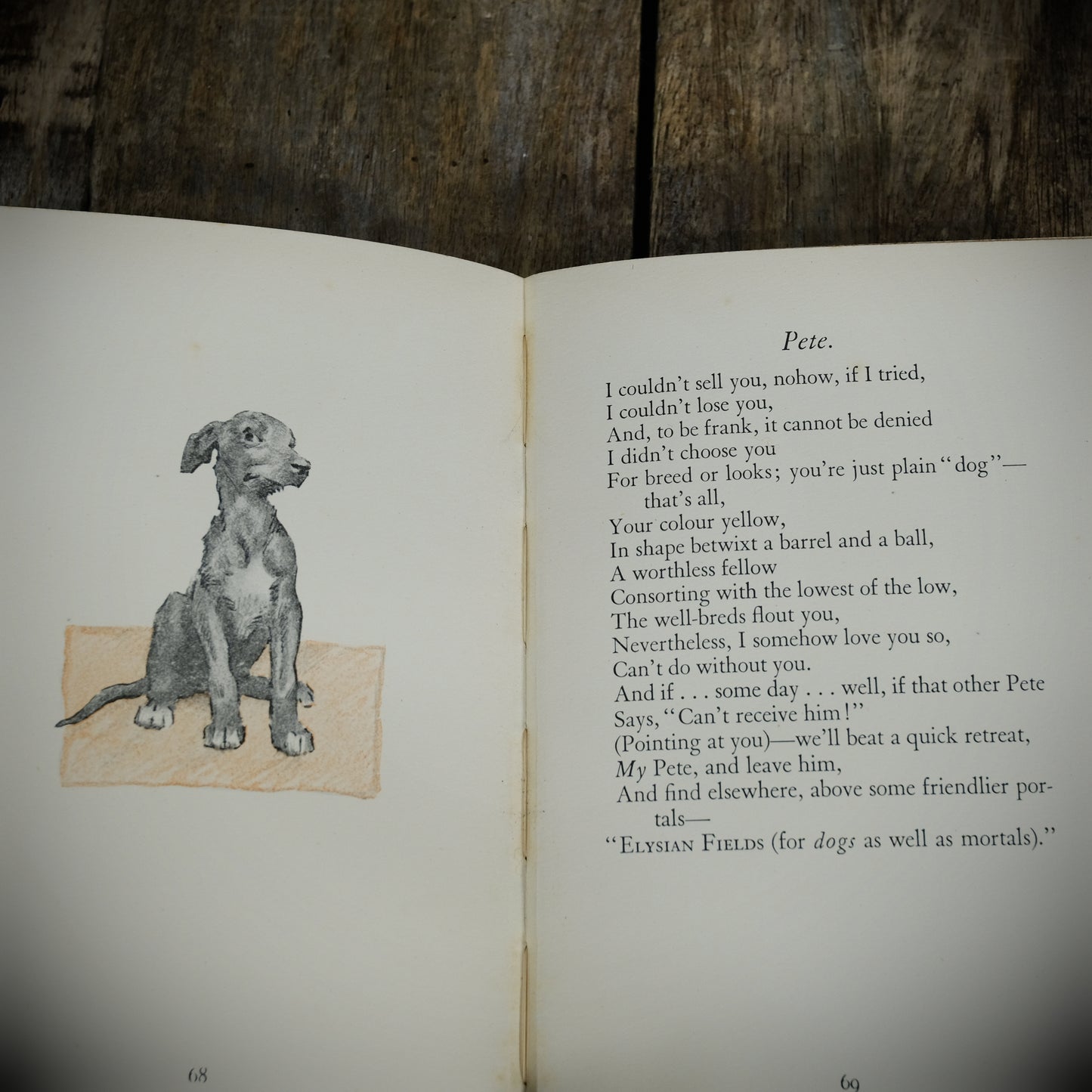 My Dog and Yours, Joe Walker, G L Stampa, 1929 2nd imp Hardcover, Poetry for the Dog Lover