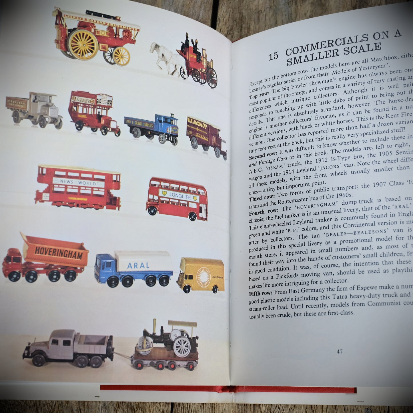 Model Commercial Vehicles, Cecil Gibson, 1972 Hardcover, Vintage Diecast Toy Vans, Lorries, Tractors